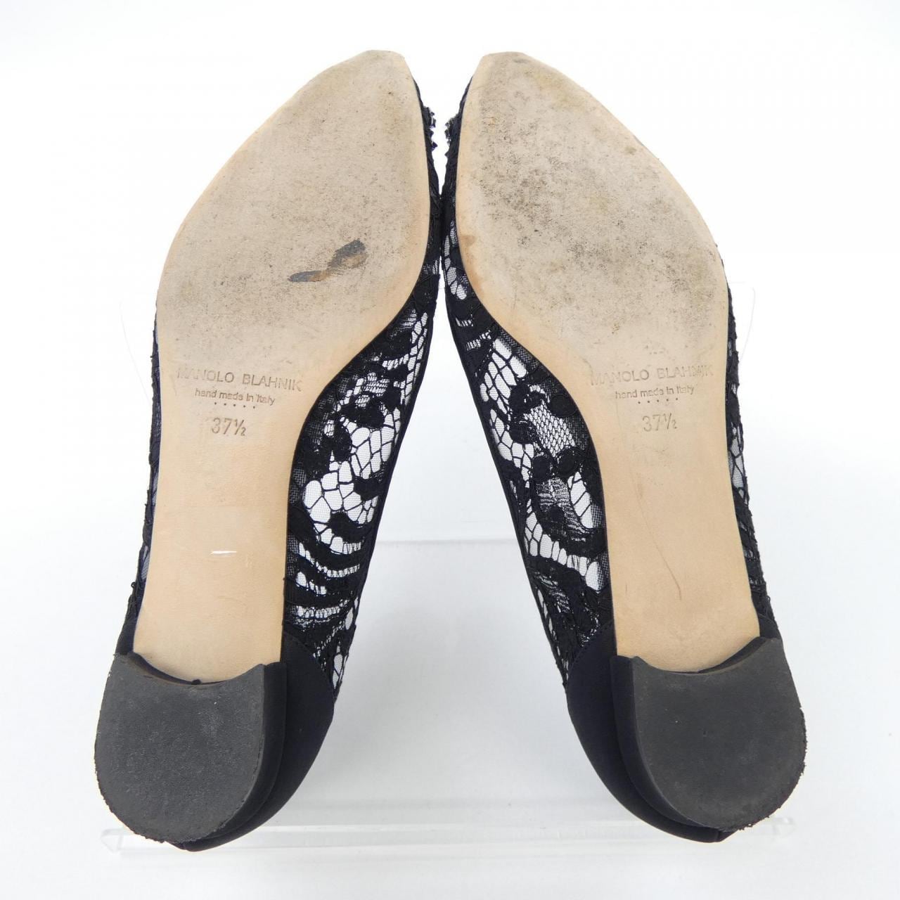 マノロブラニク MANOLO BLAHNIK HANGISIFLAT LACE ハンギシフラット レース フラットシューズ