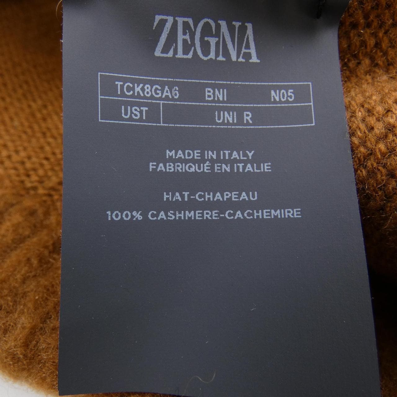 ジーゼニア Z ZEGNA TCK8GA6 ニットキャップ