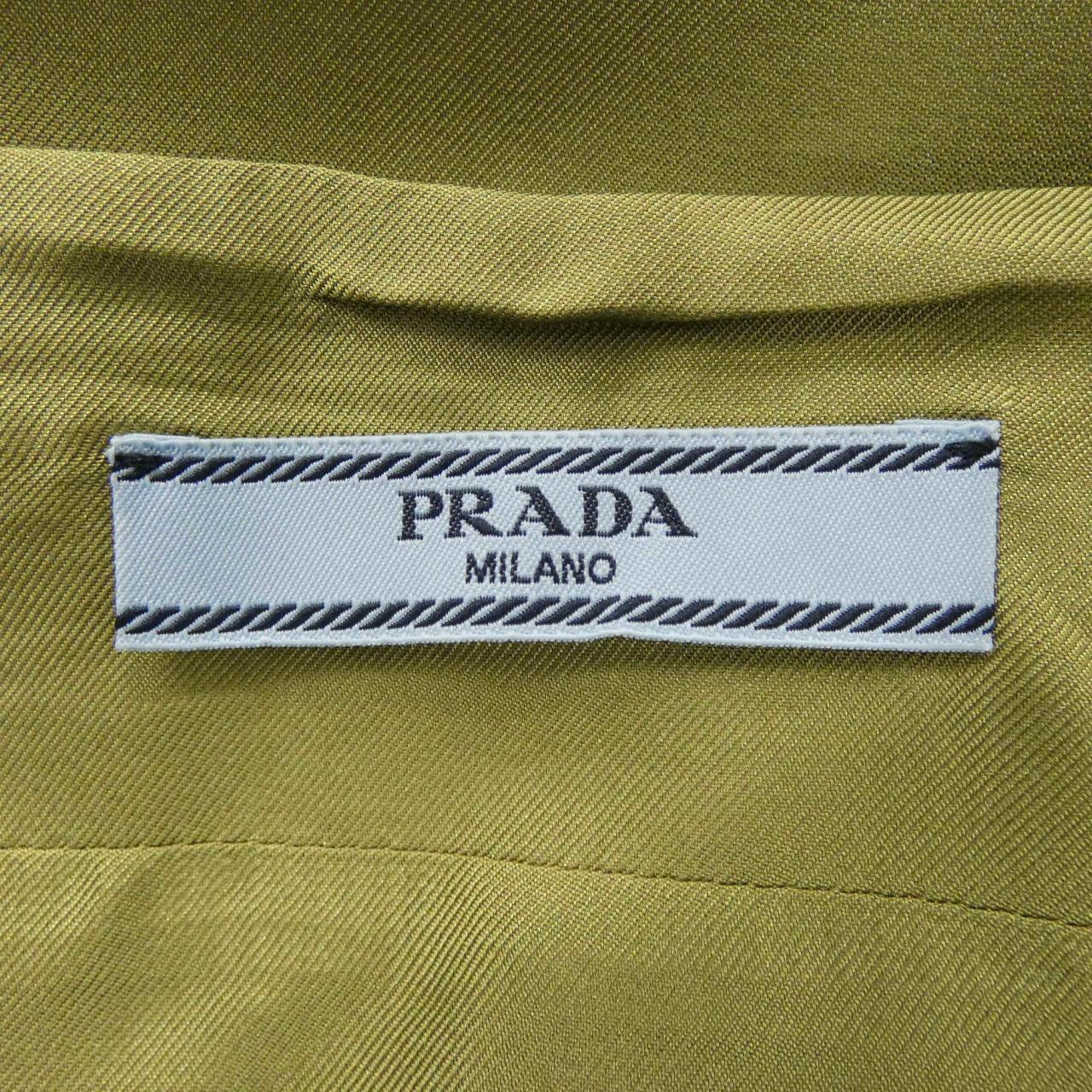 プラダ PRADA プリント入りシルクツイルスカート P168KK SOOO 15IX スカート