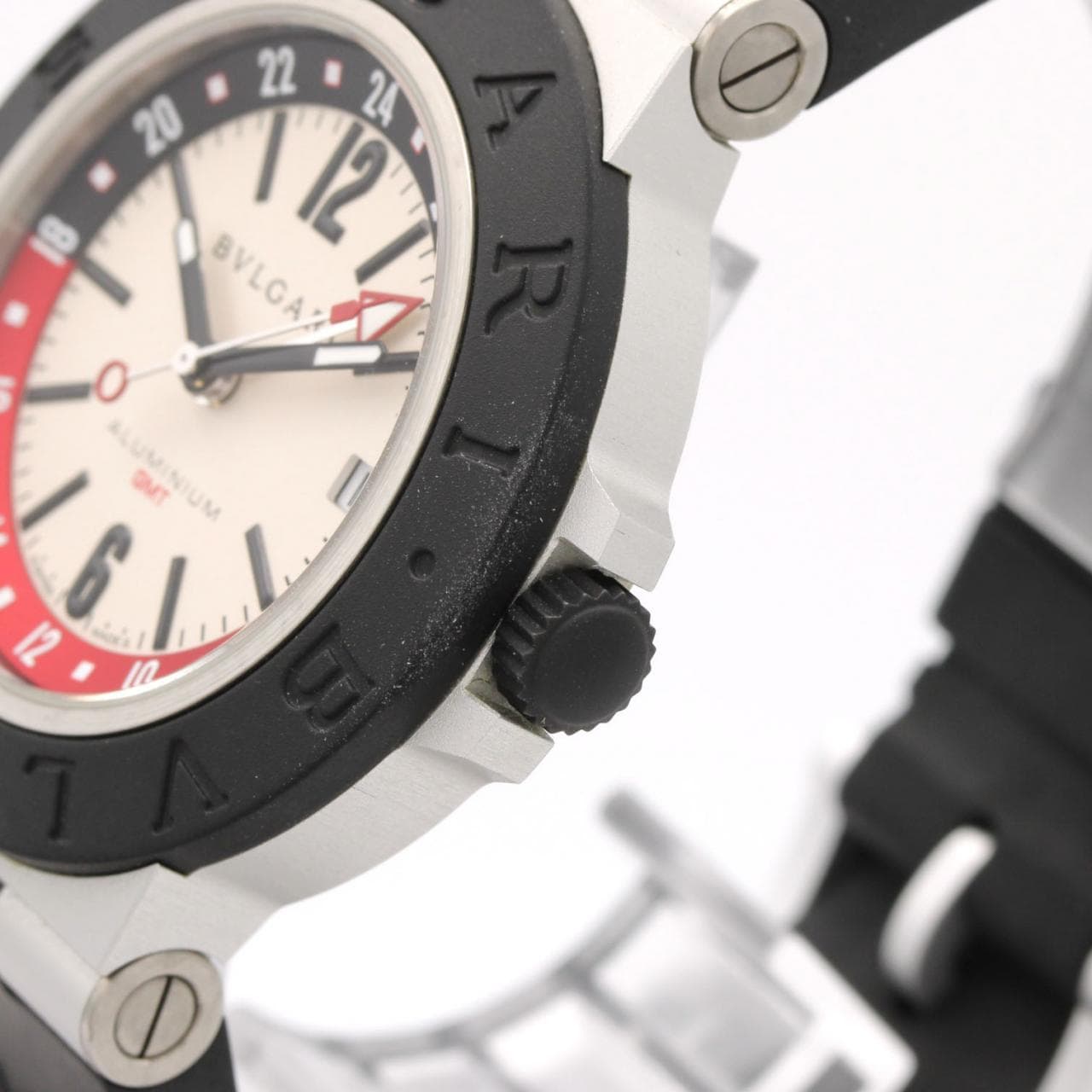 ブルガリ ブルガリアルミニウムGMT BB40ATGMT/103963 アルミニウム 自動巻