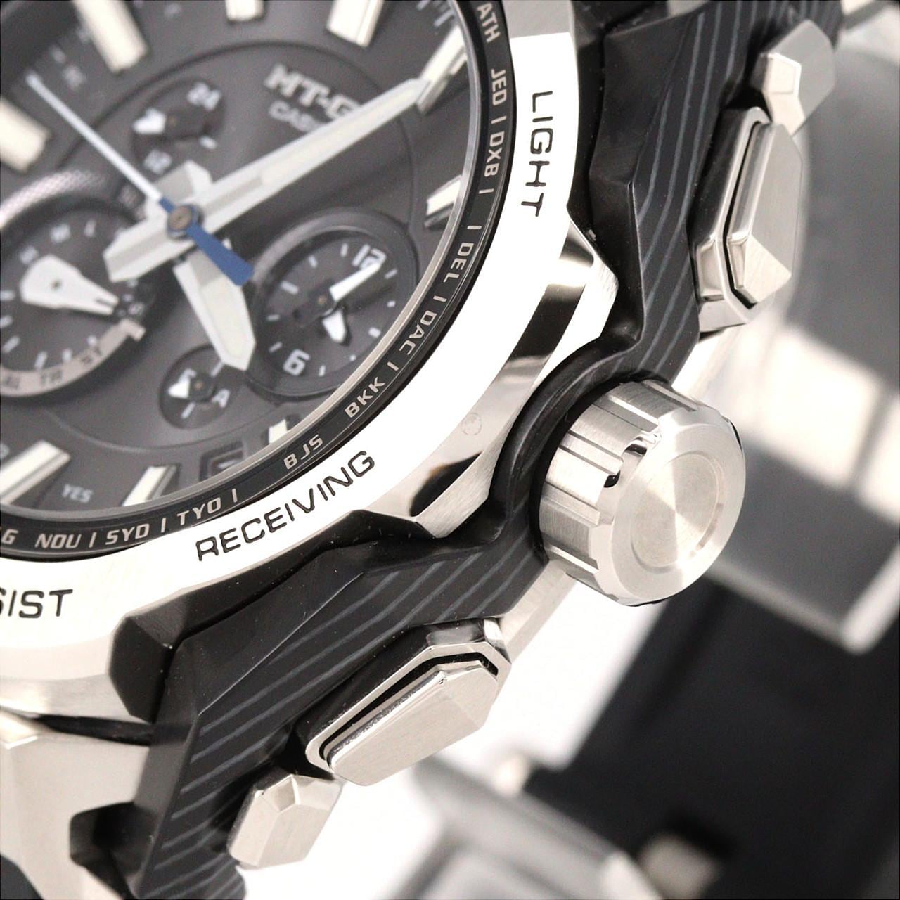 カシオ G-SHOCK･MT-G 電波時計 MTG-B4000-1AJF SSxカーボン ソーラークォーツ
