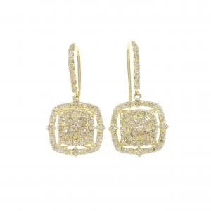 K18YG ダイヤモンド ピアス 1.00CT