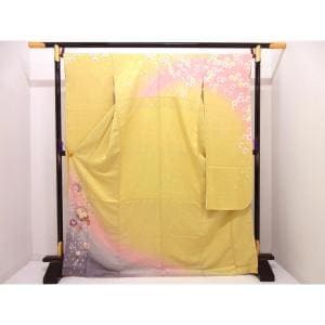 【未使用品】振袖　友禅加工　ボカシ染