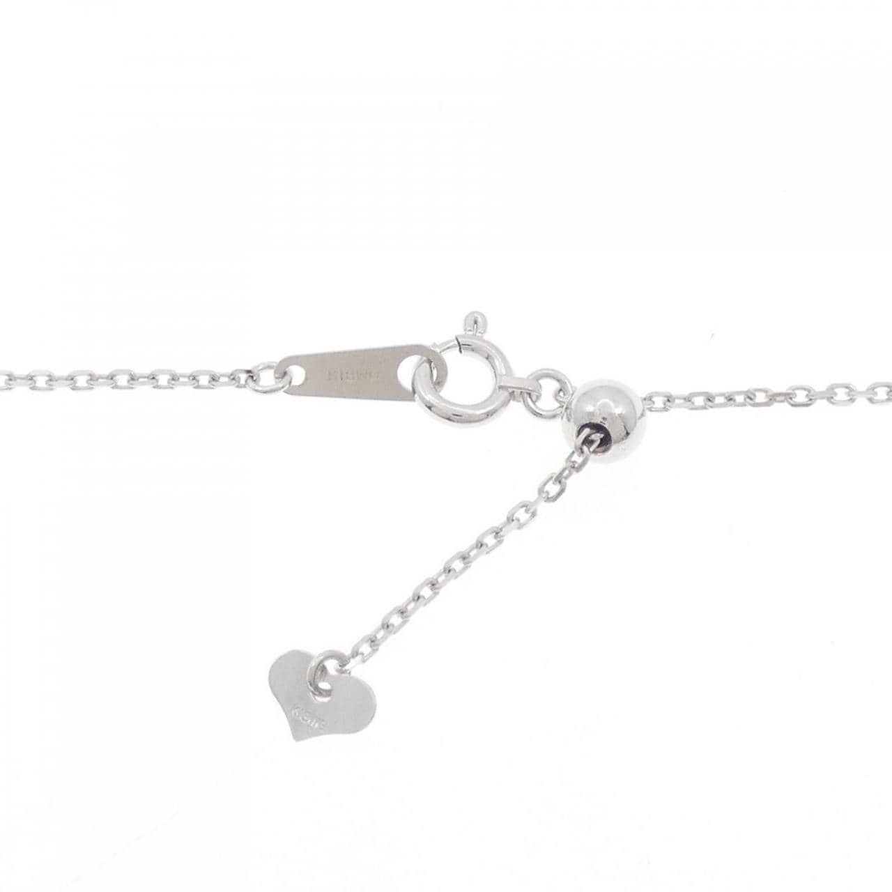 K18WG ダイヤモンド ネックレス 0.23CT