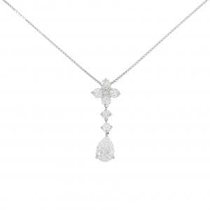 PT Diamond Necklace 1.043CT D VS2 Pear Shape