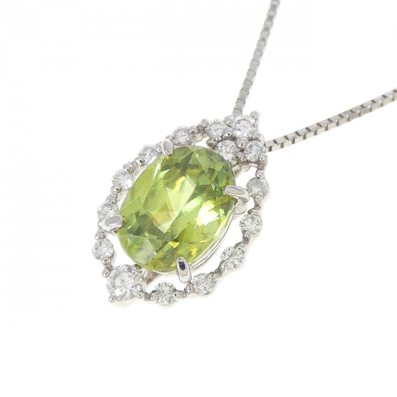 PT900/PT850 スフェーン ネックレス 1.67CT