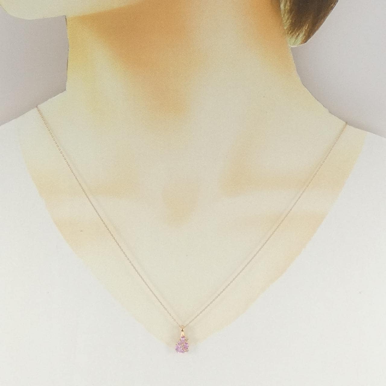 ジーエスティービー サファイヤ ネックレス 0.35CT