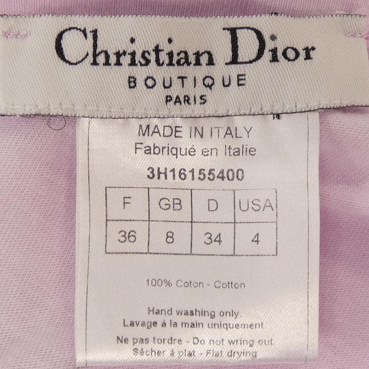 【ヴィンテージ】クリスチャンディオール CHRISTIAN DIOR J'ADORE DIOR 3H16155400 Tシャツ