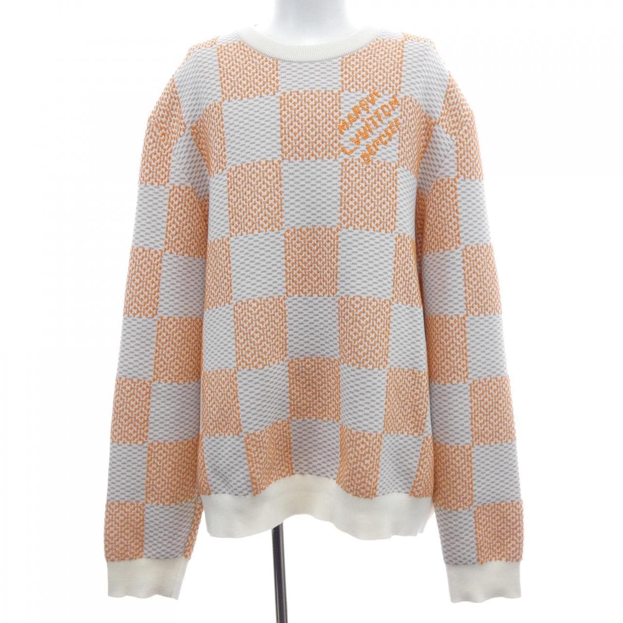 ルイヴィトン LOUIS VUITTON ダミエジャガードコットンプルオーバー HQN81WZ34 ニット