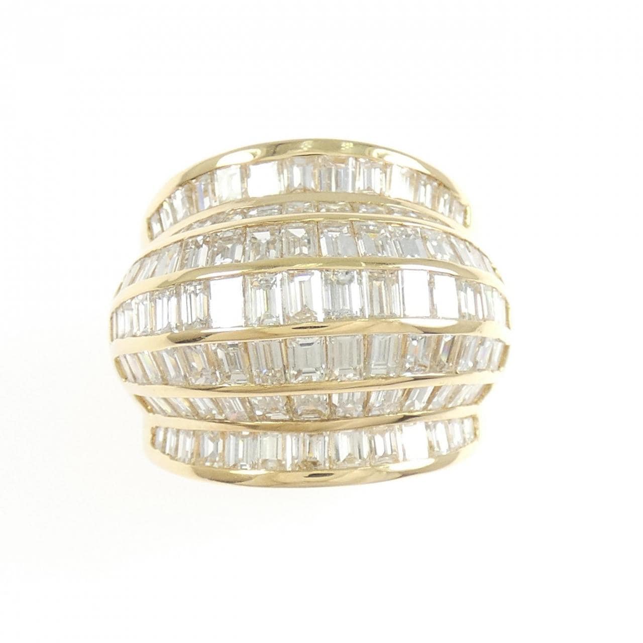 K18YG ダイヤモンド リング 4.88CT