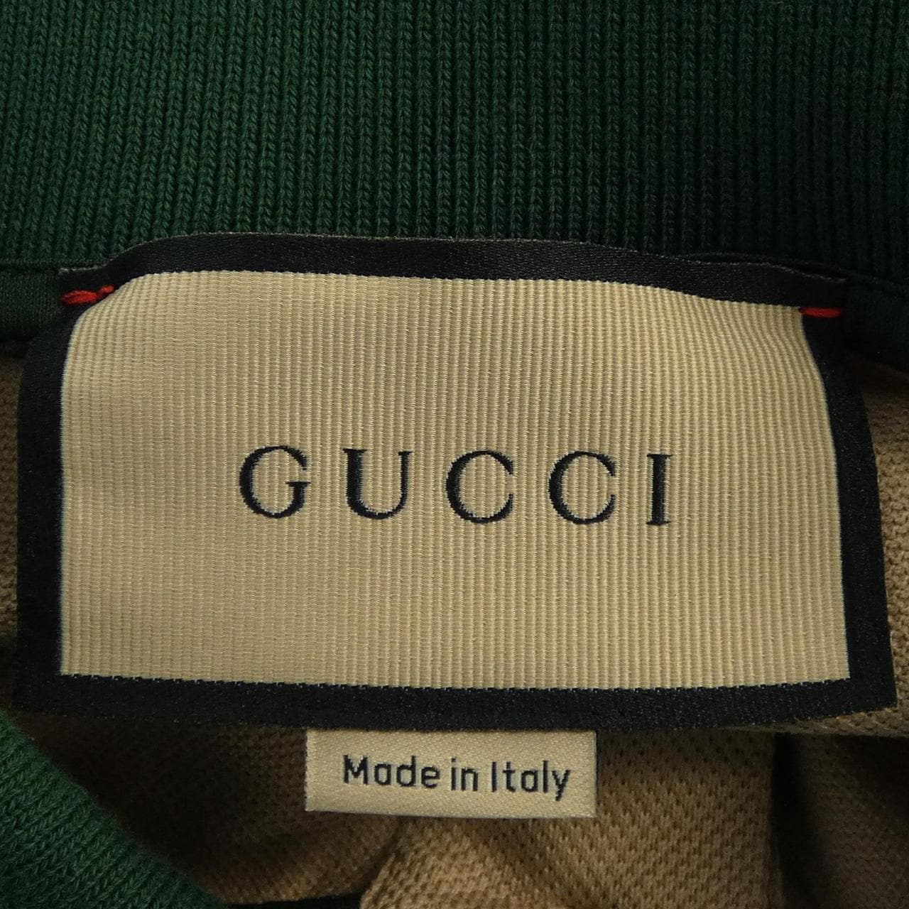グッチ GUCCI ウェブ ストライプ カラー(襟)付き コットンピケ ポロシャツ 701735 XJELJ ポロシャツ