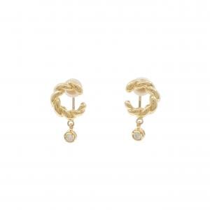 K18YG ダイヤモンド イヤリング 0.10CT