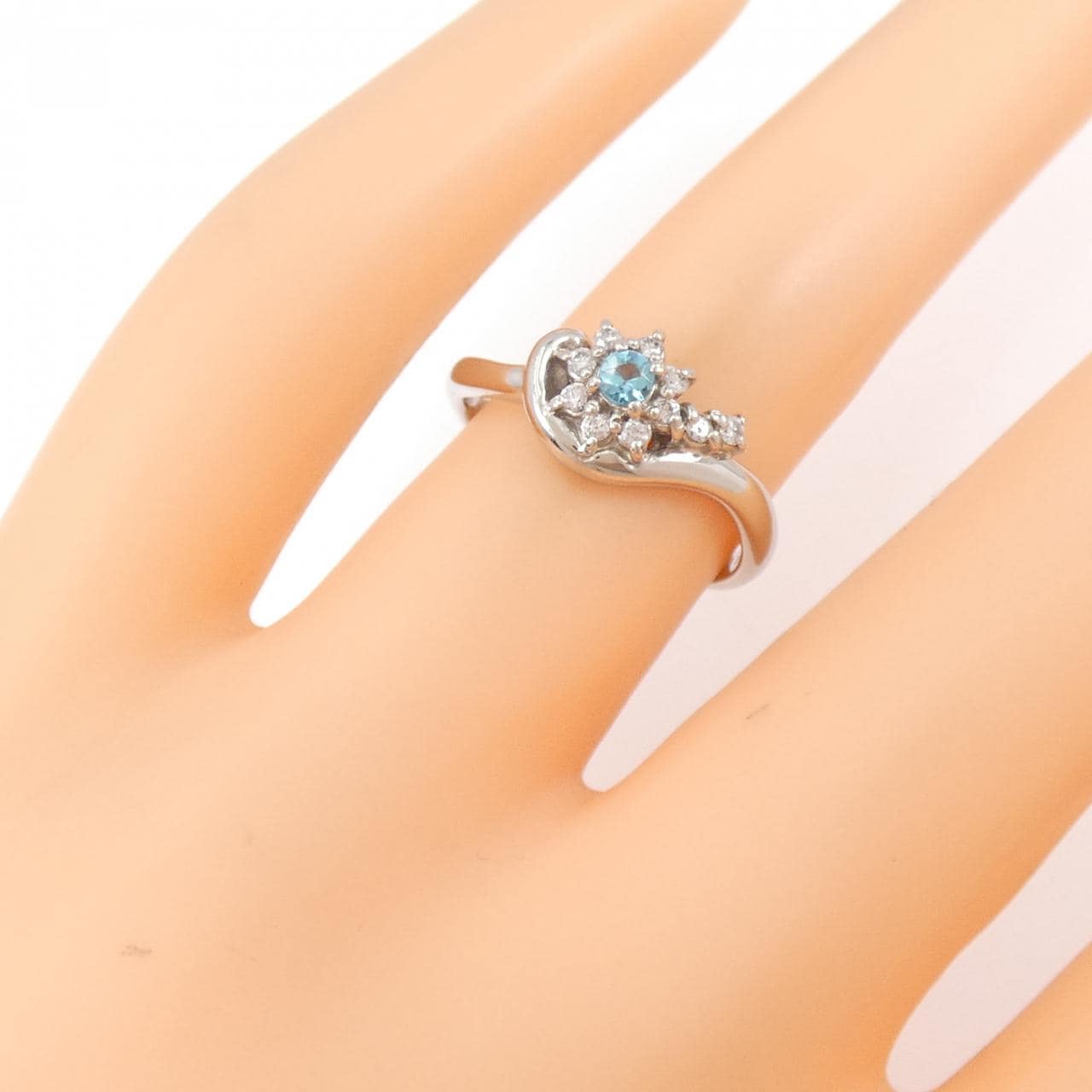 PT Paraiba Tourmaline Ring 0.068CT