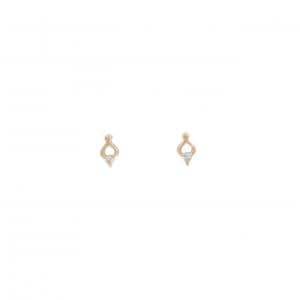 K18PG/K18YG ダイヤモンド ピアス 0.04CT