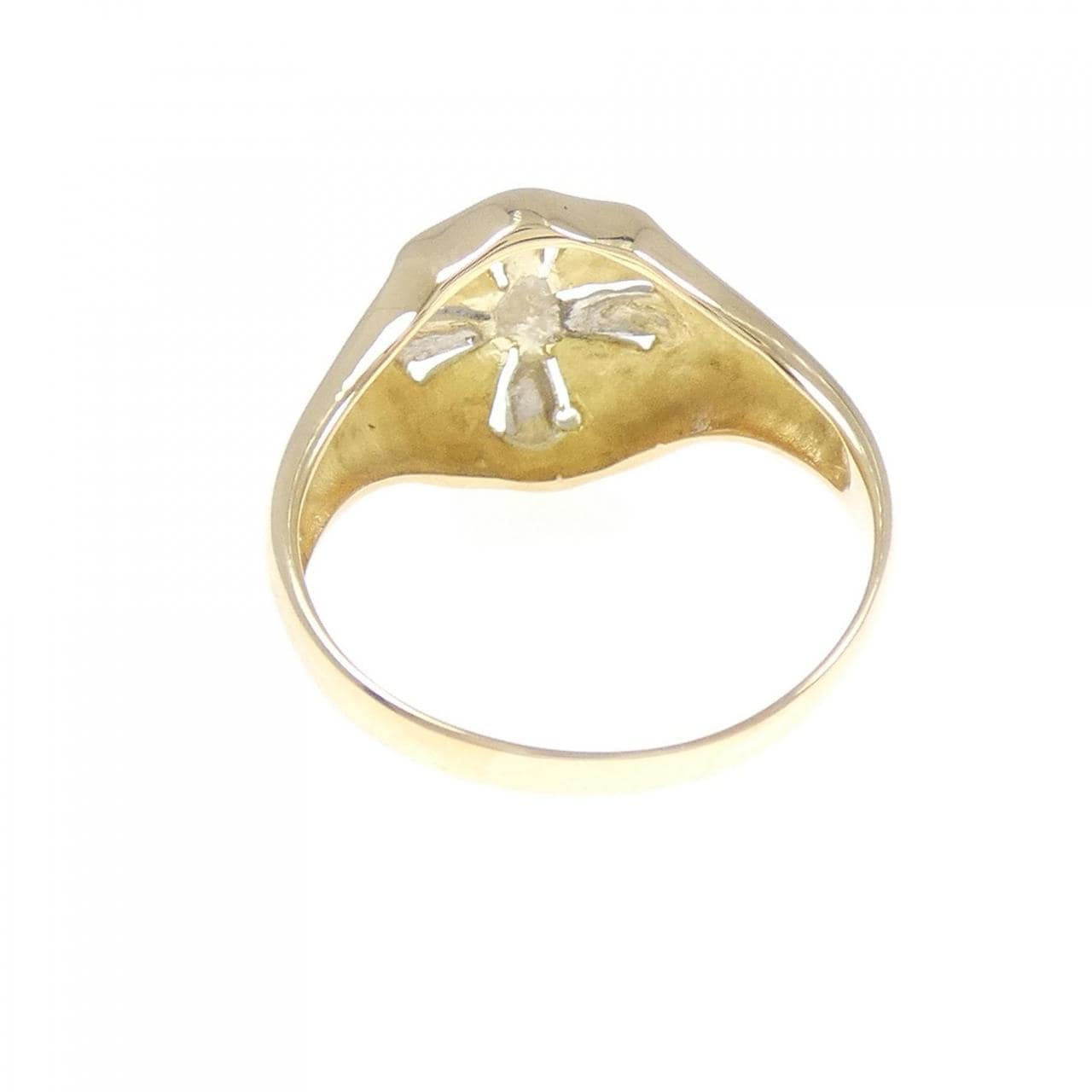 K18YG/PT900 リング