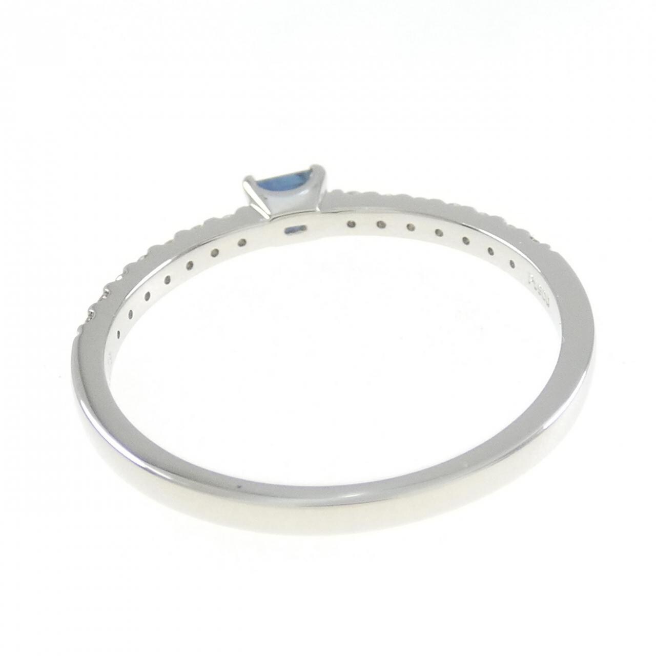 【新品】PT サファイヤ リング 0.10CT