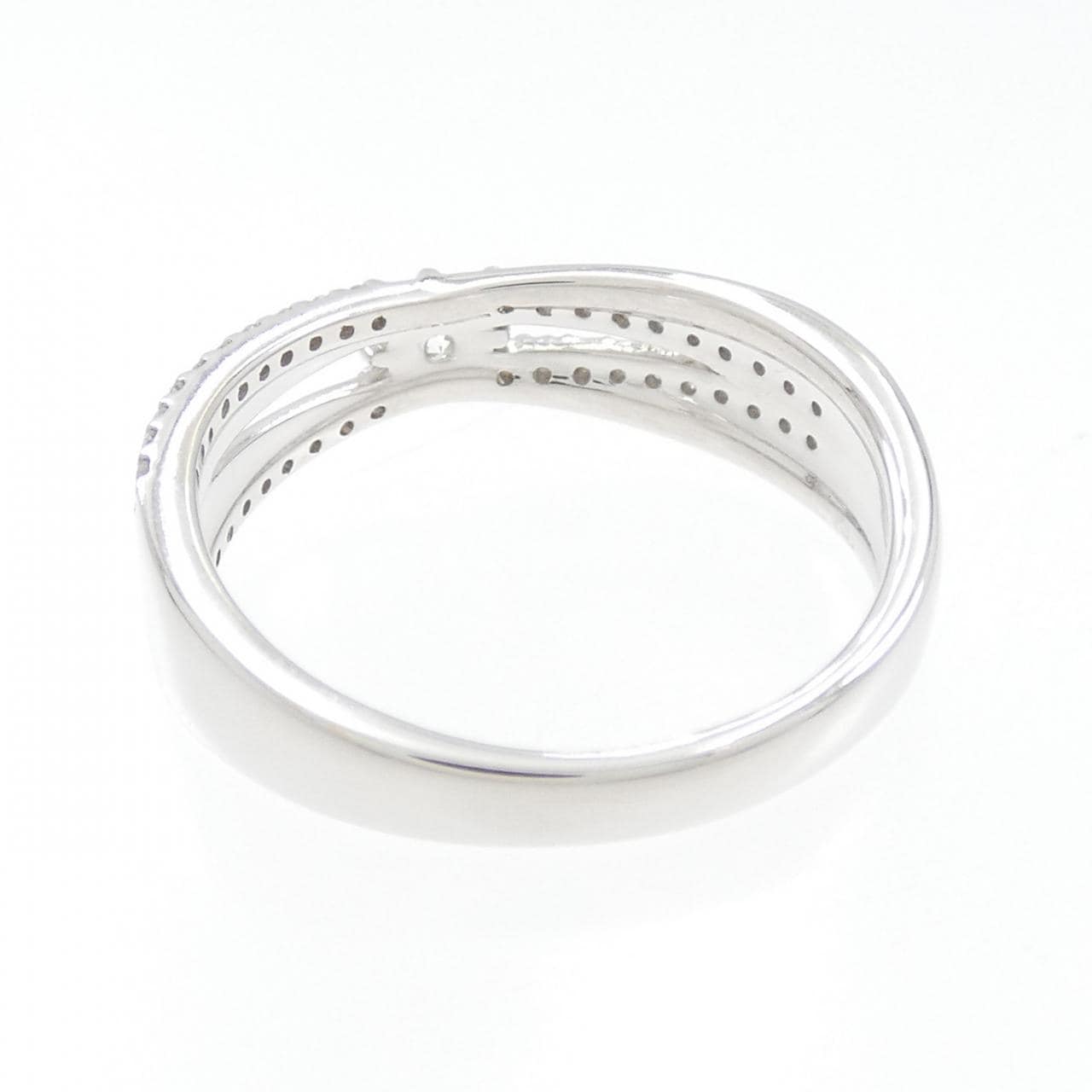K18WG ダイヤモンド リング 0.30CT