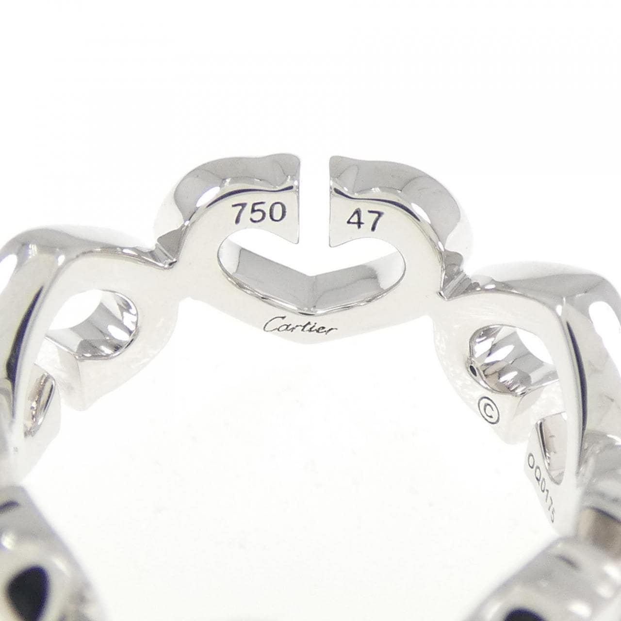 カルティエ Cハート 1P リング