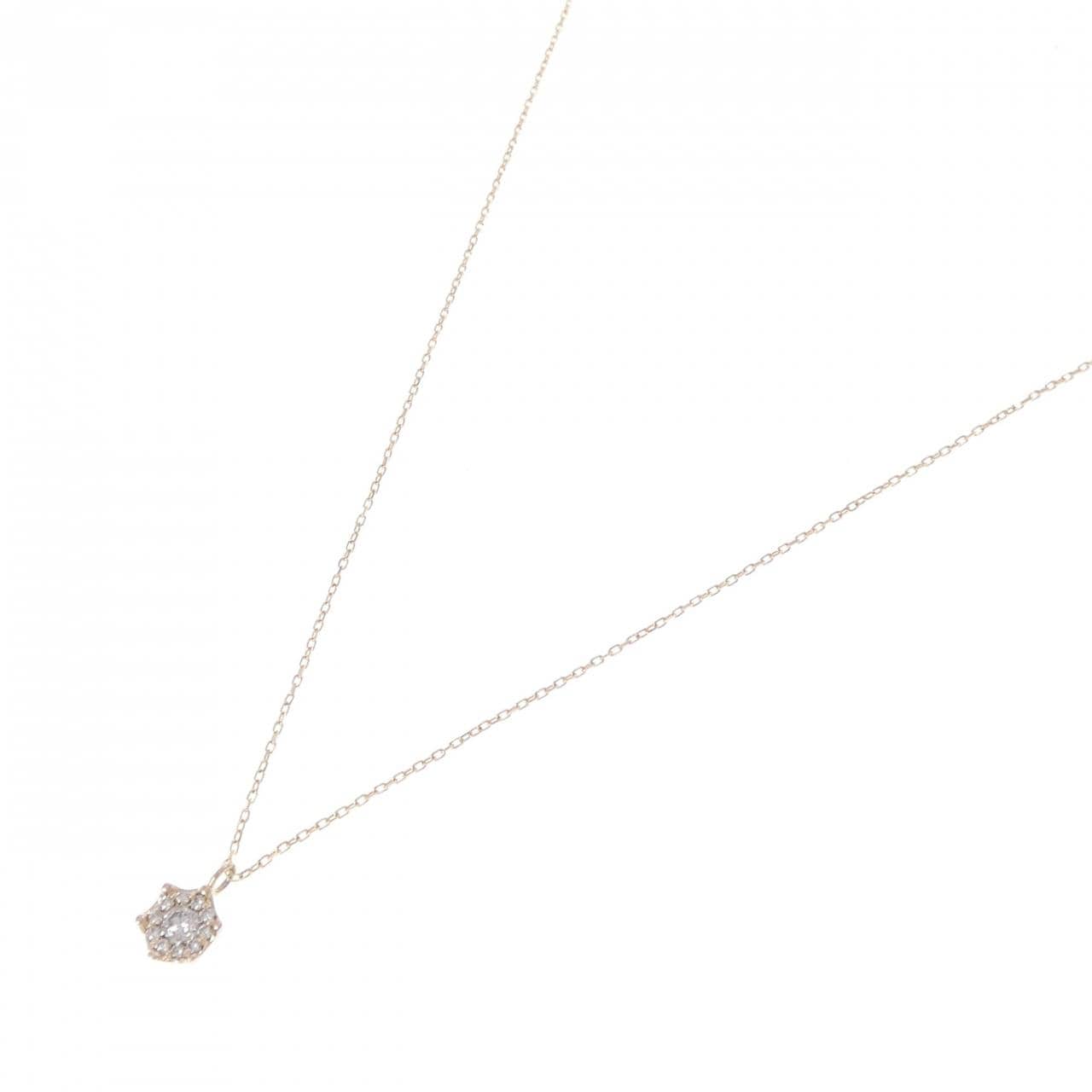 K18PG ダイヤモンド ネックレス 0.31CT