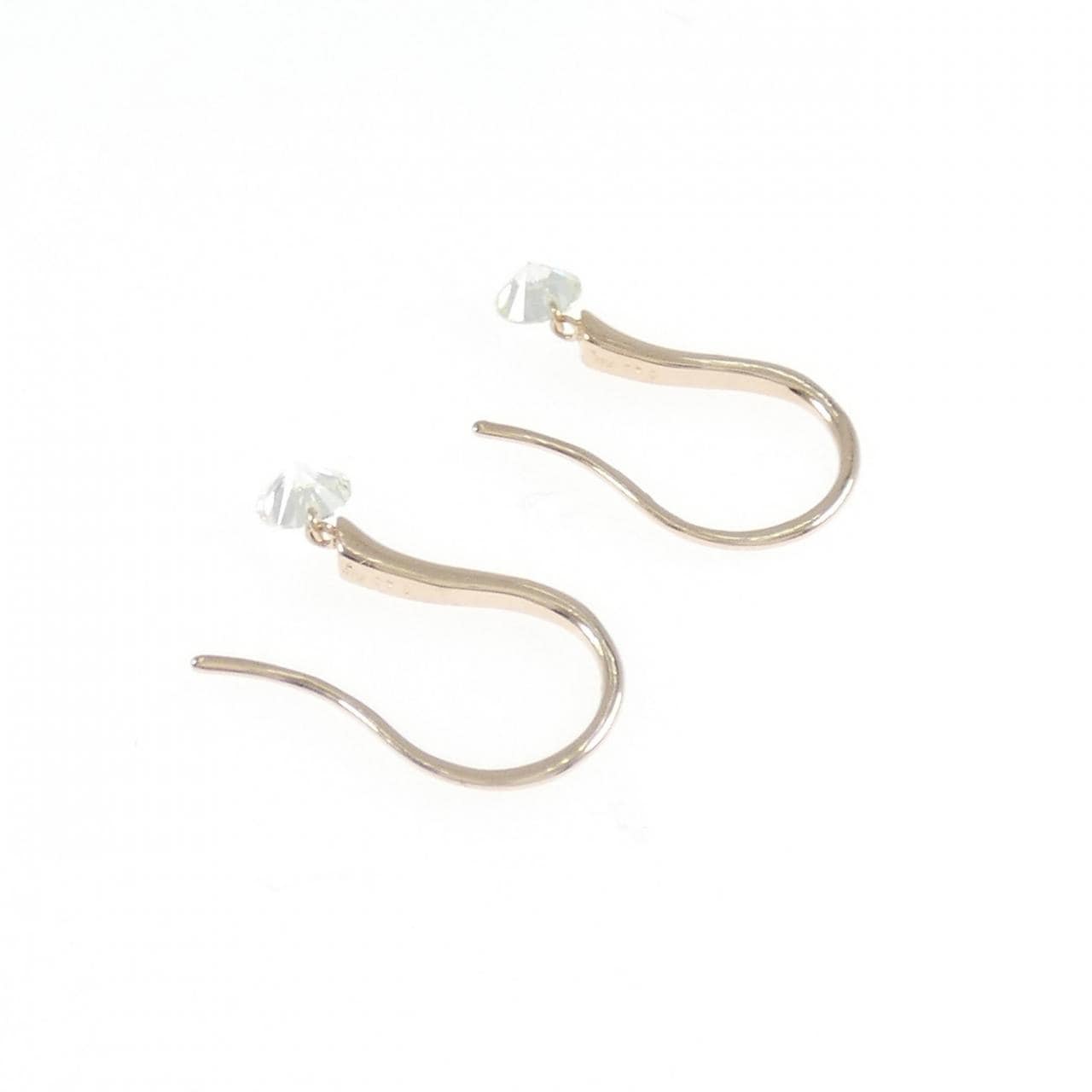 K18PG ダイヤモンド ピアス 0.40CT