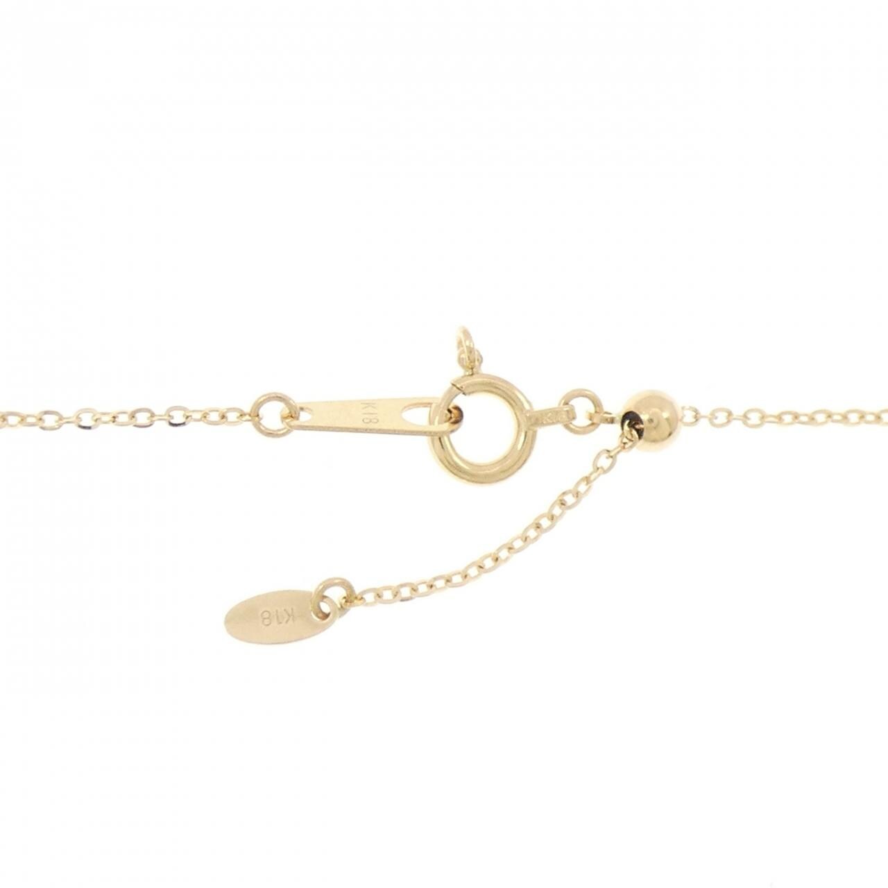 K18YG ダイヤモンド ネックレス 0.528CT F SI2 VG