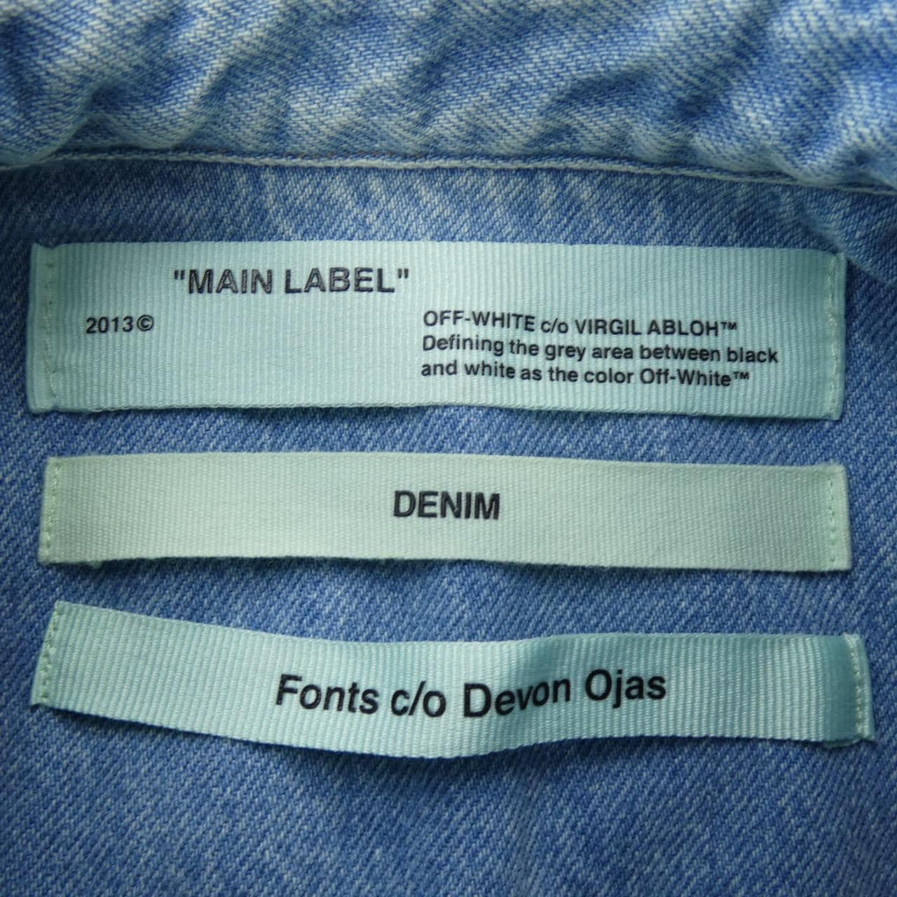 オフホワイト OFF-WHITE デニムジャケット