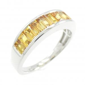 K18WG サファイヤ リング 1.74CT