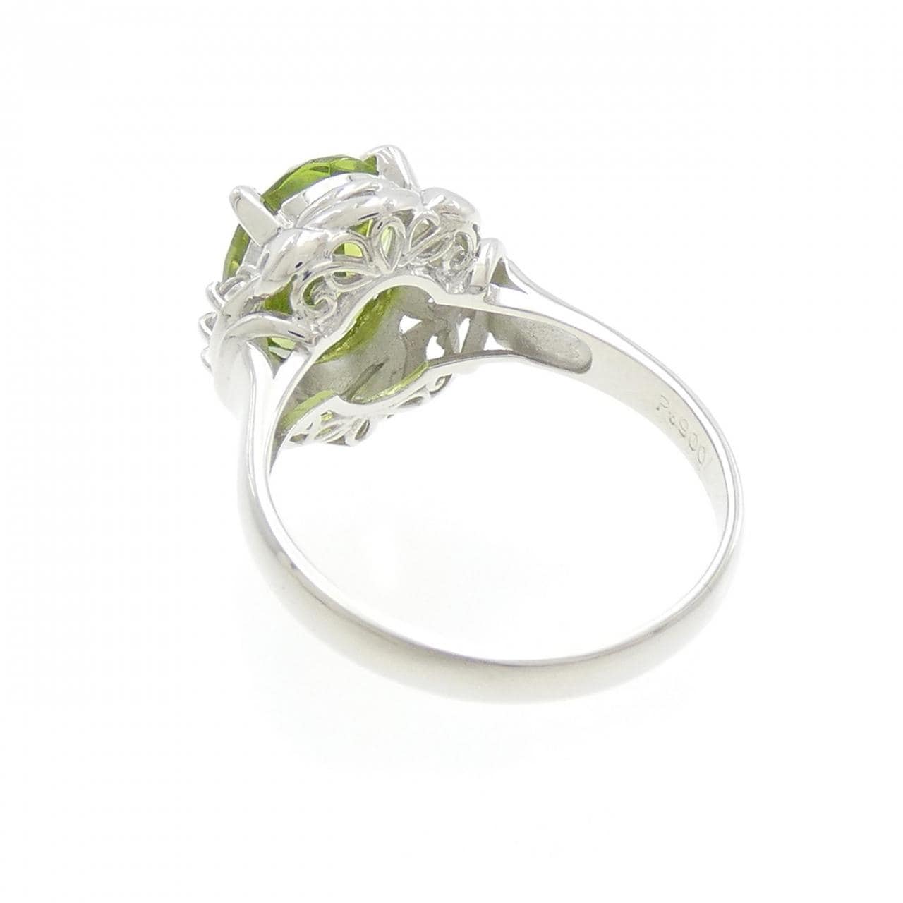 PT900 ペリドット リング 2.75CT
