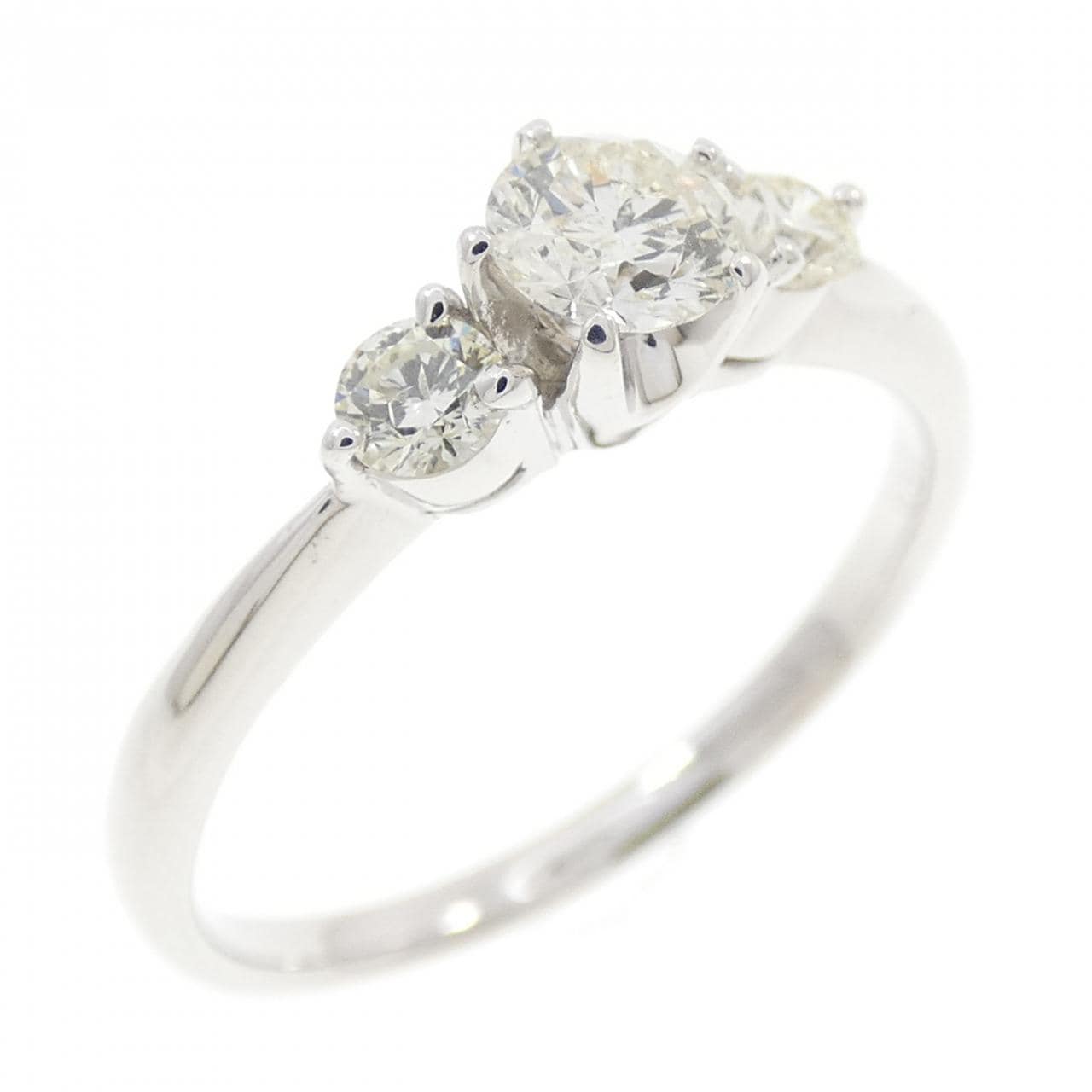 K18WG ダイヤモンド リング 0.50CT