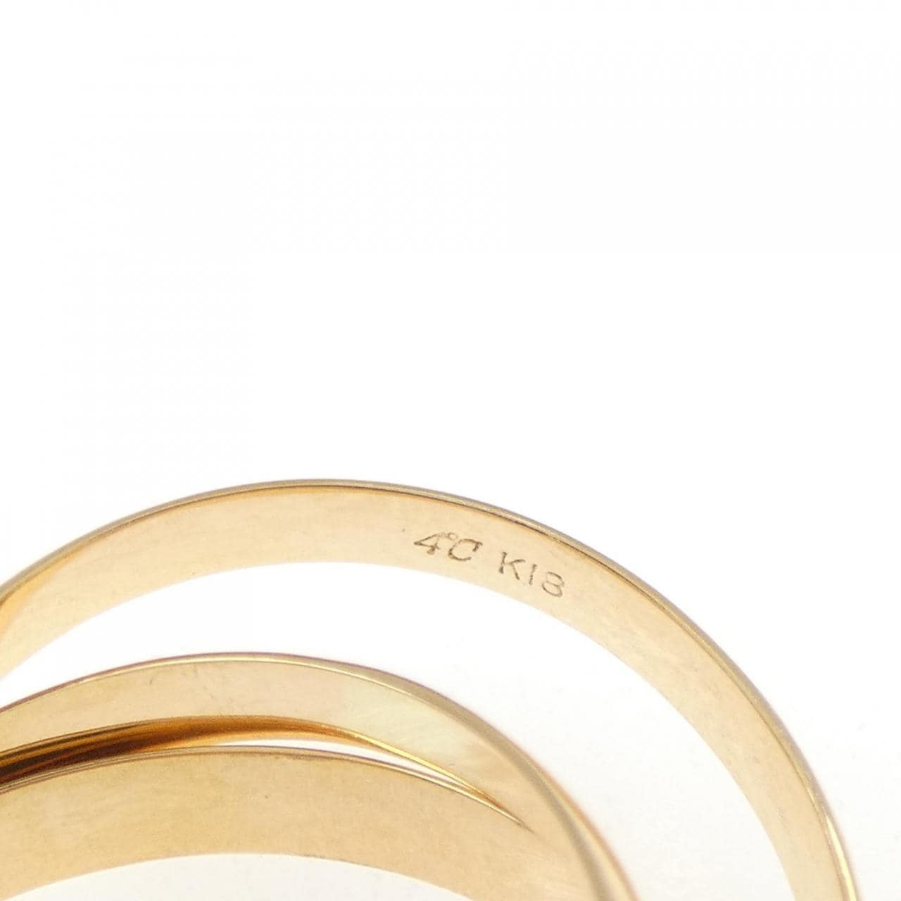 4゜C K18YG リング