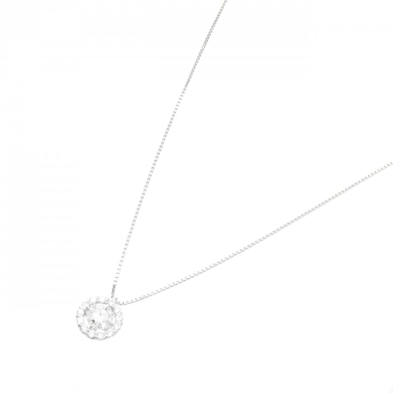 [BRAND NEW] PT Diamond Necklace 0.550CT D SI2 Good