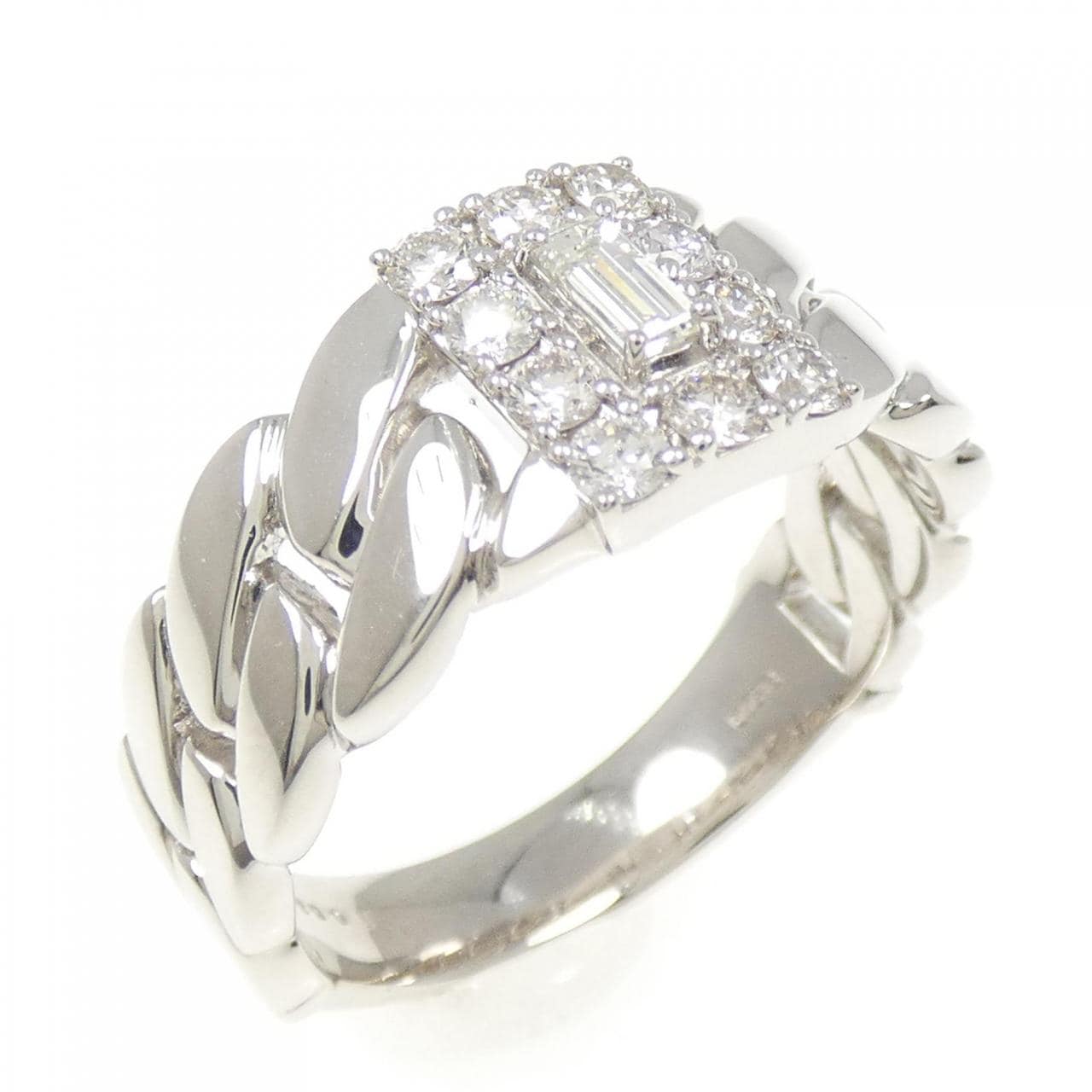 【新品】PT900 ダイヤモンド リング 0.53CT