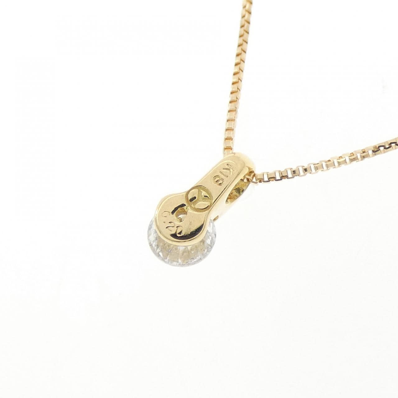 K18YG ダイヤモンド ネックレス 0.20CT