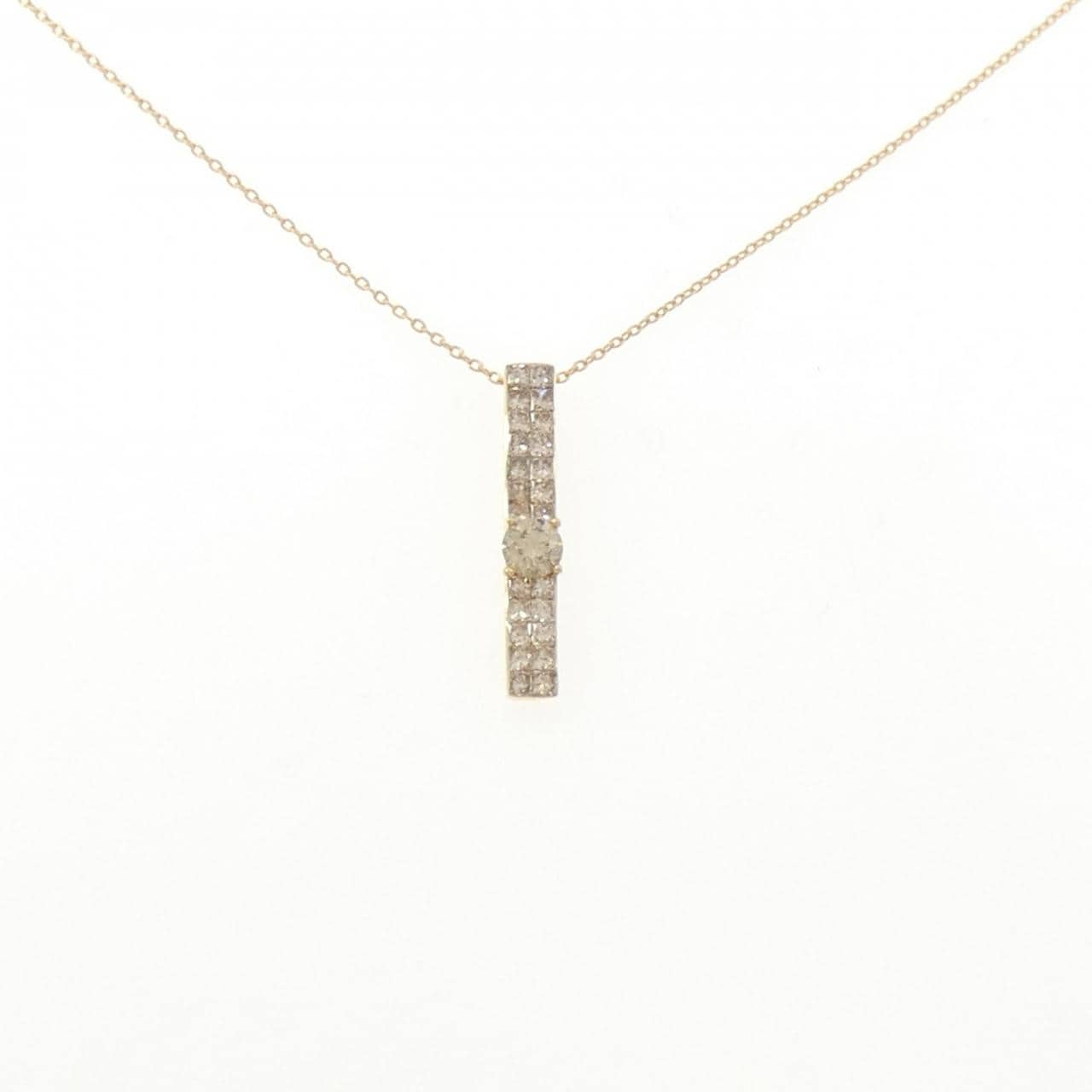 ジーエスティービー ダイヤモンド ネックレス 0.25CT
