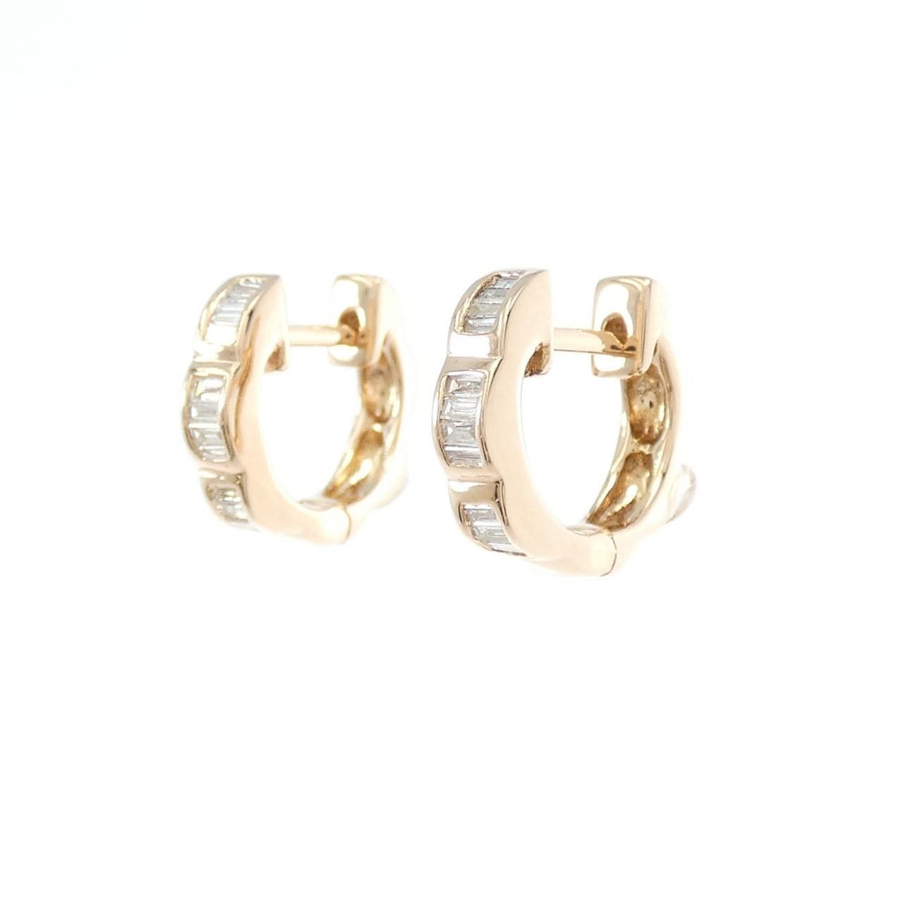 K18PG ダイヤモンド ピアス 0.26CT