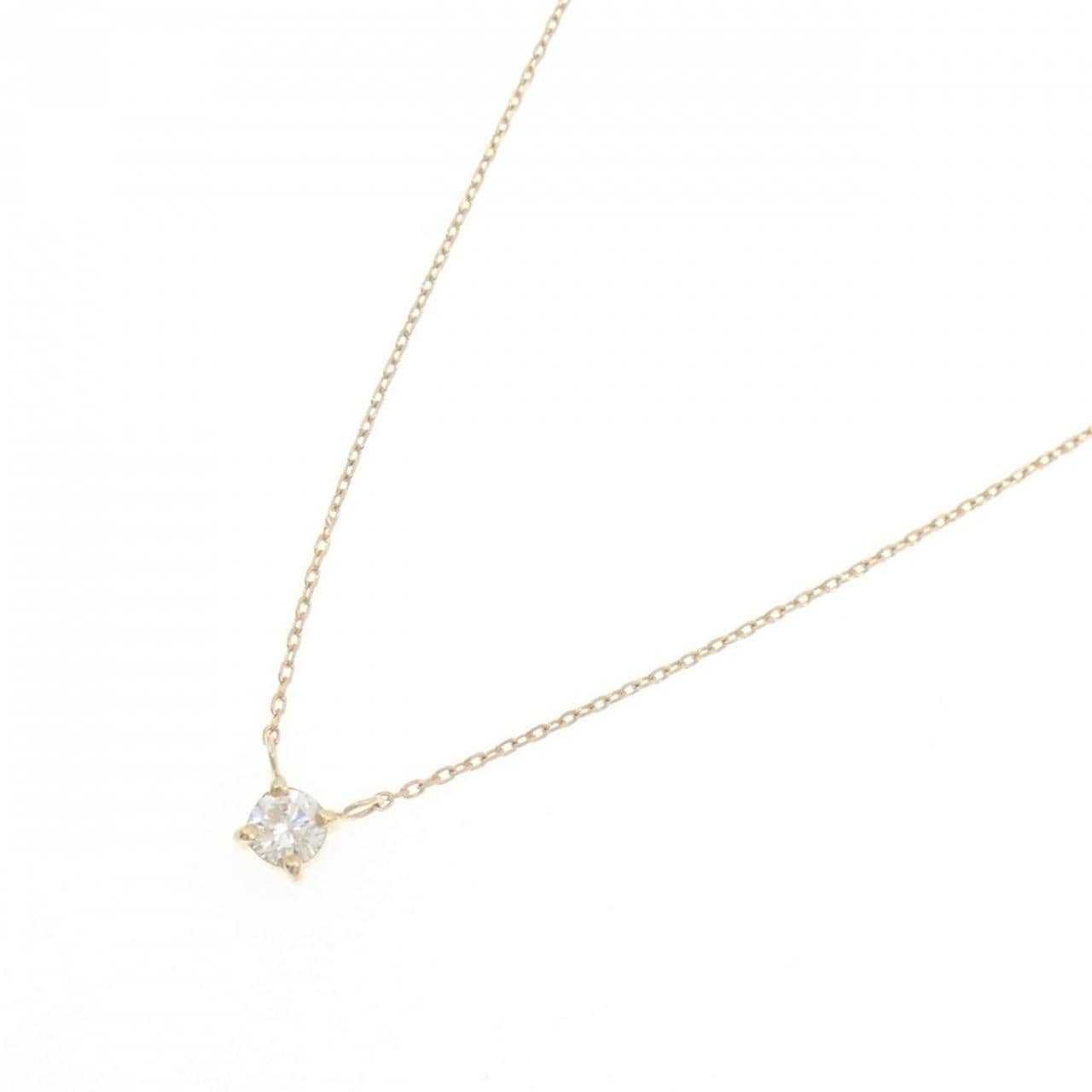 K18YG ダイヤモンド ネックレス 0.21CT