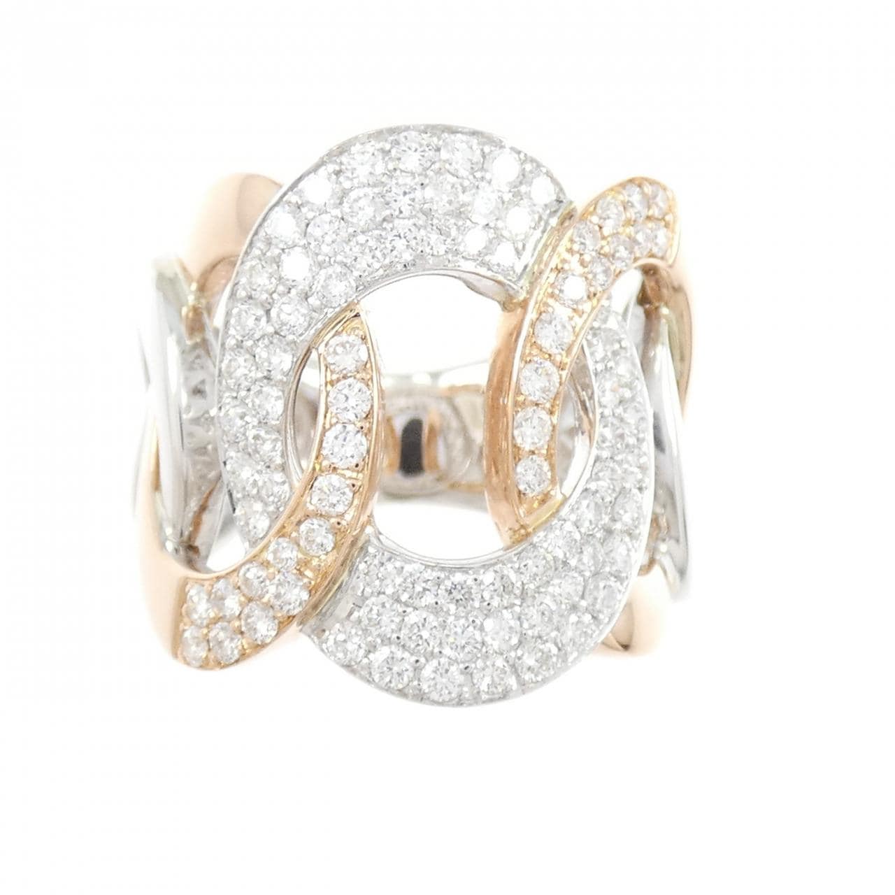 K18WG/K18PG ダイヤモンド リング 1.00CT