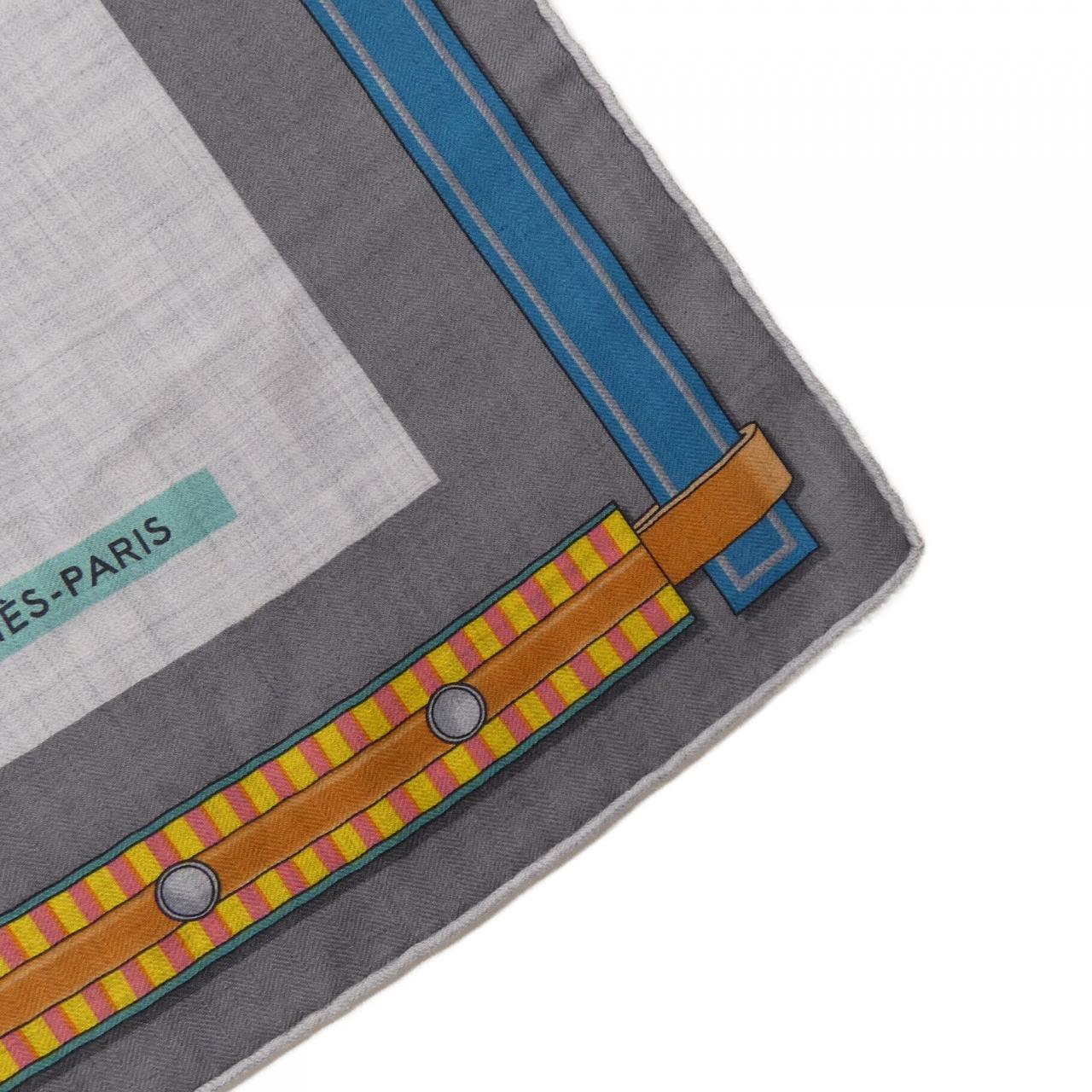 エルメス HERMES LETTRES EQUESTRES H244039S カレジェアン140 ショール