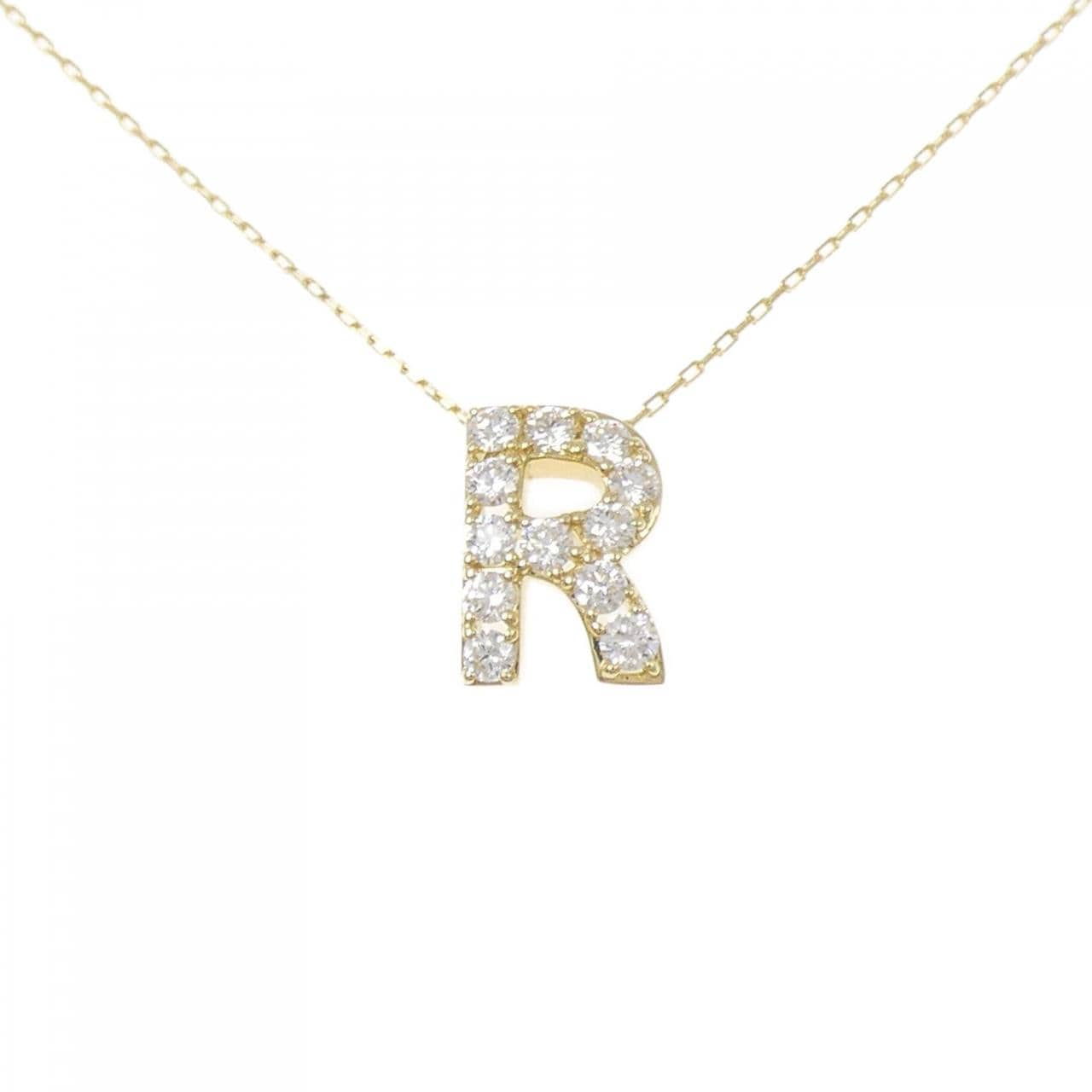 アーカー プルミエトワール イニシャル ネックレス 0.24CT