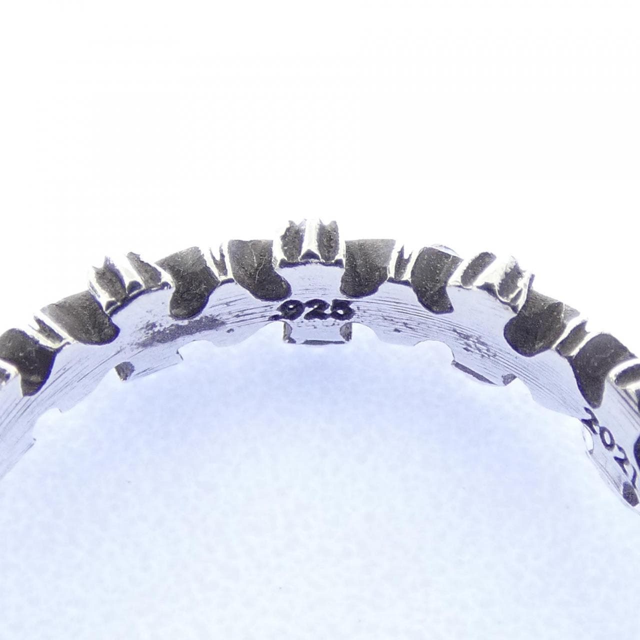 クロムハーツ CHROME HEARTS TINY E CH PLS BAND 207192003SLV RING