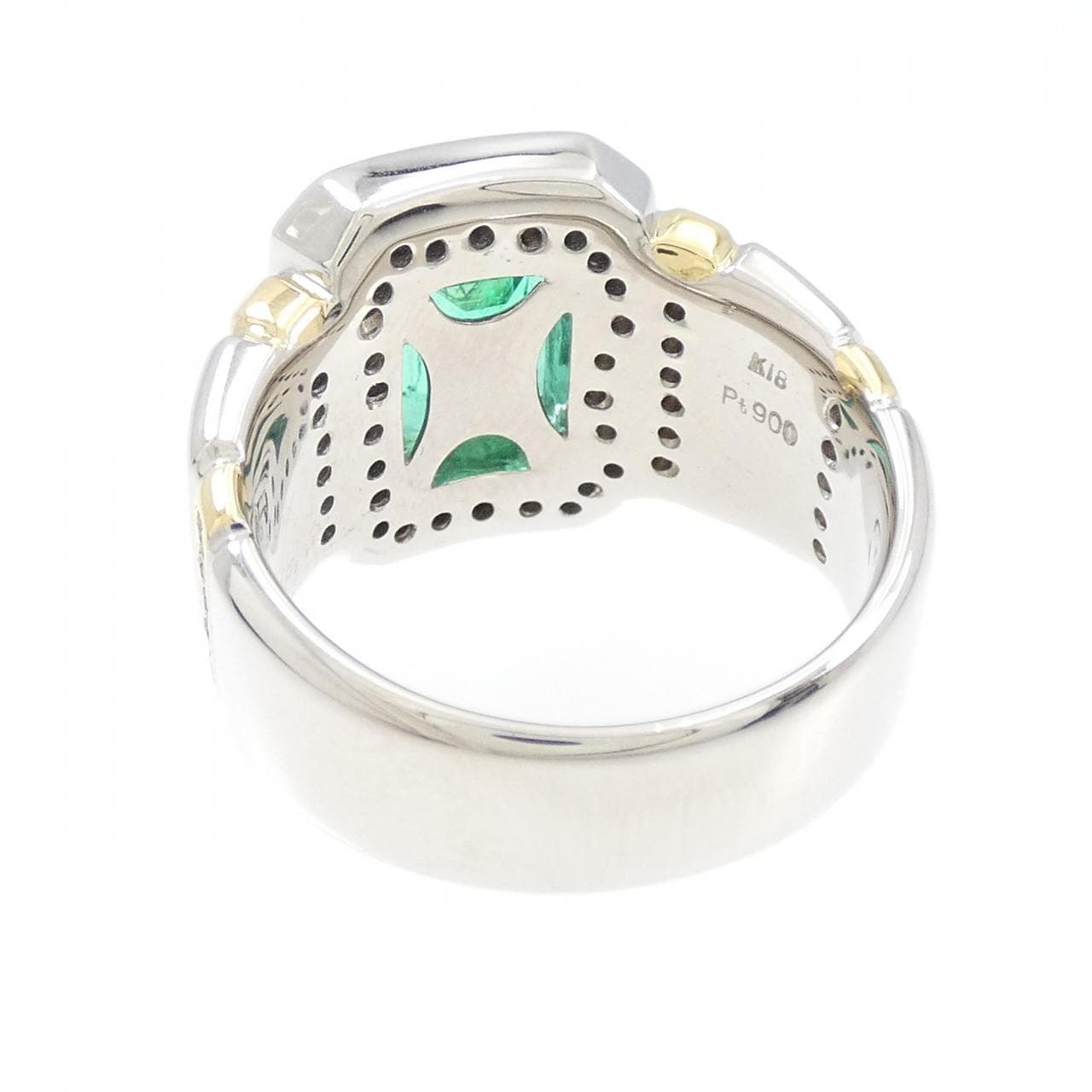 PT/K18YG Emerald Ring