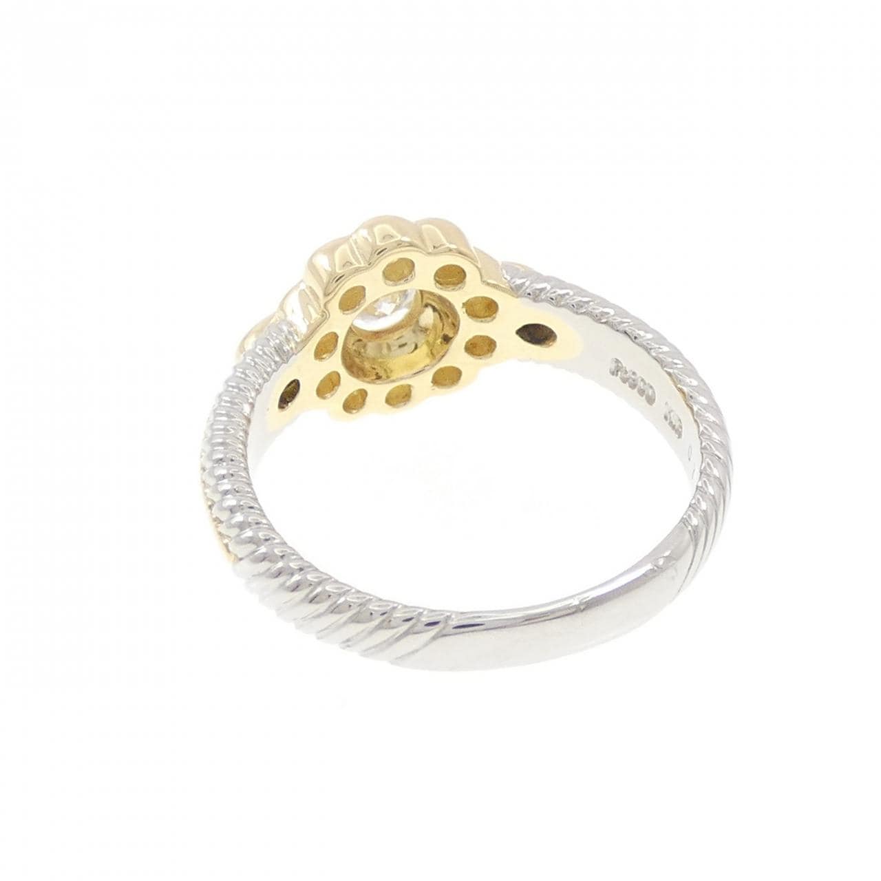 PT900/K18YG ダイヤモンド リング 0.71CT