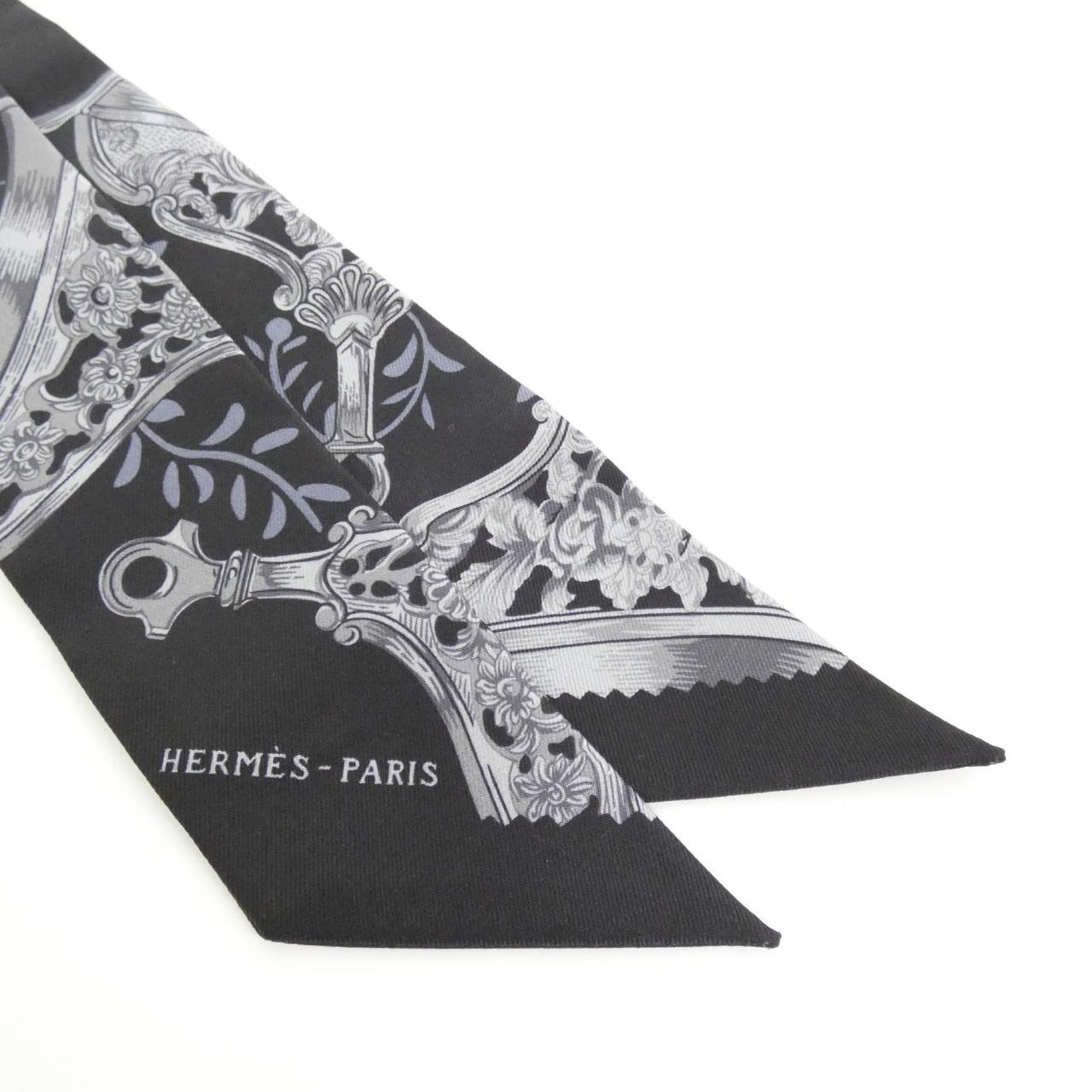 [未使用品] HERMES ETRIERS REMIX Twilly 063502T 围巾