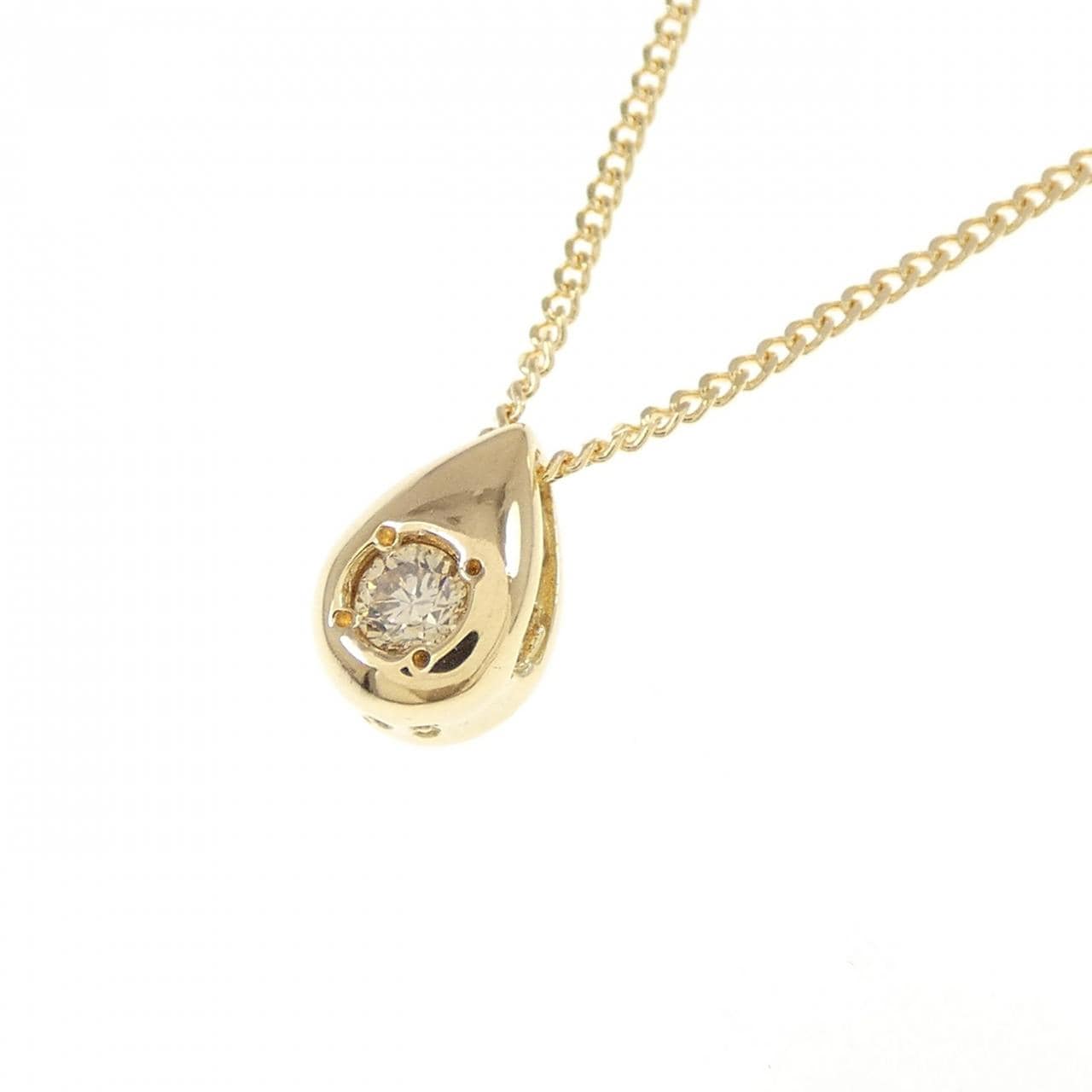 K18YG ダイヤモンド ネックレス 0.05CT