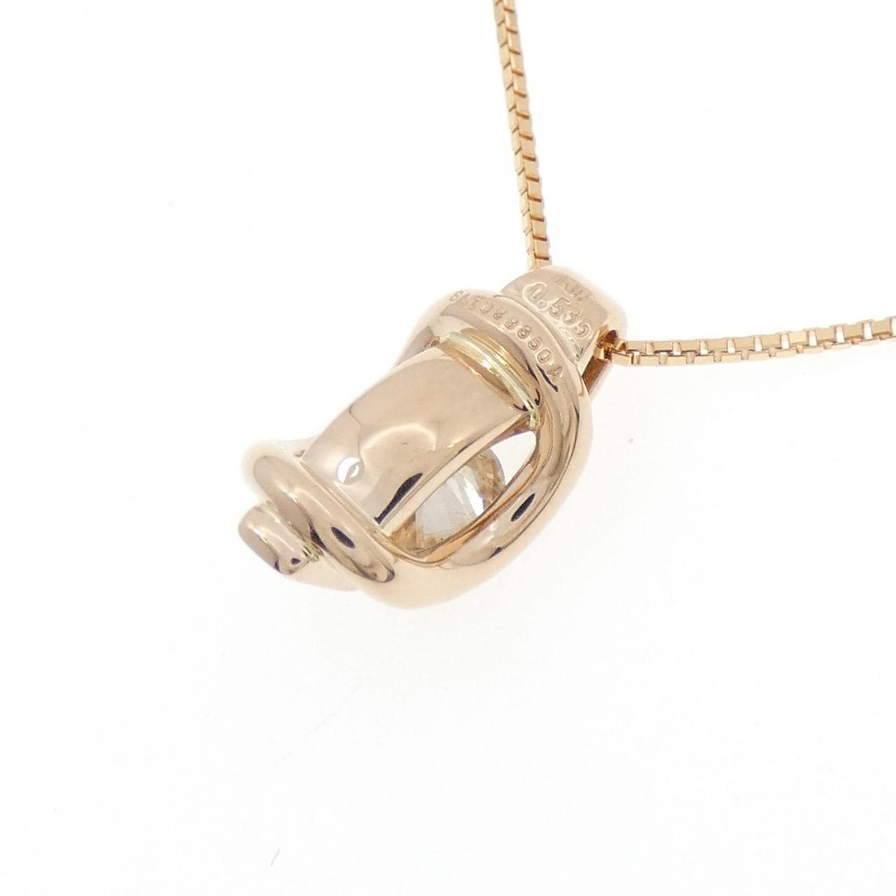 K18PG ダイヤモンド ネックレス 0.535CT