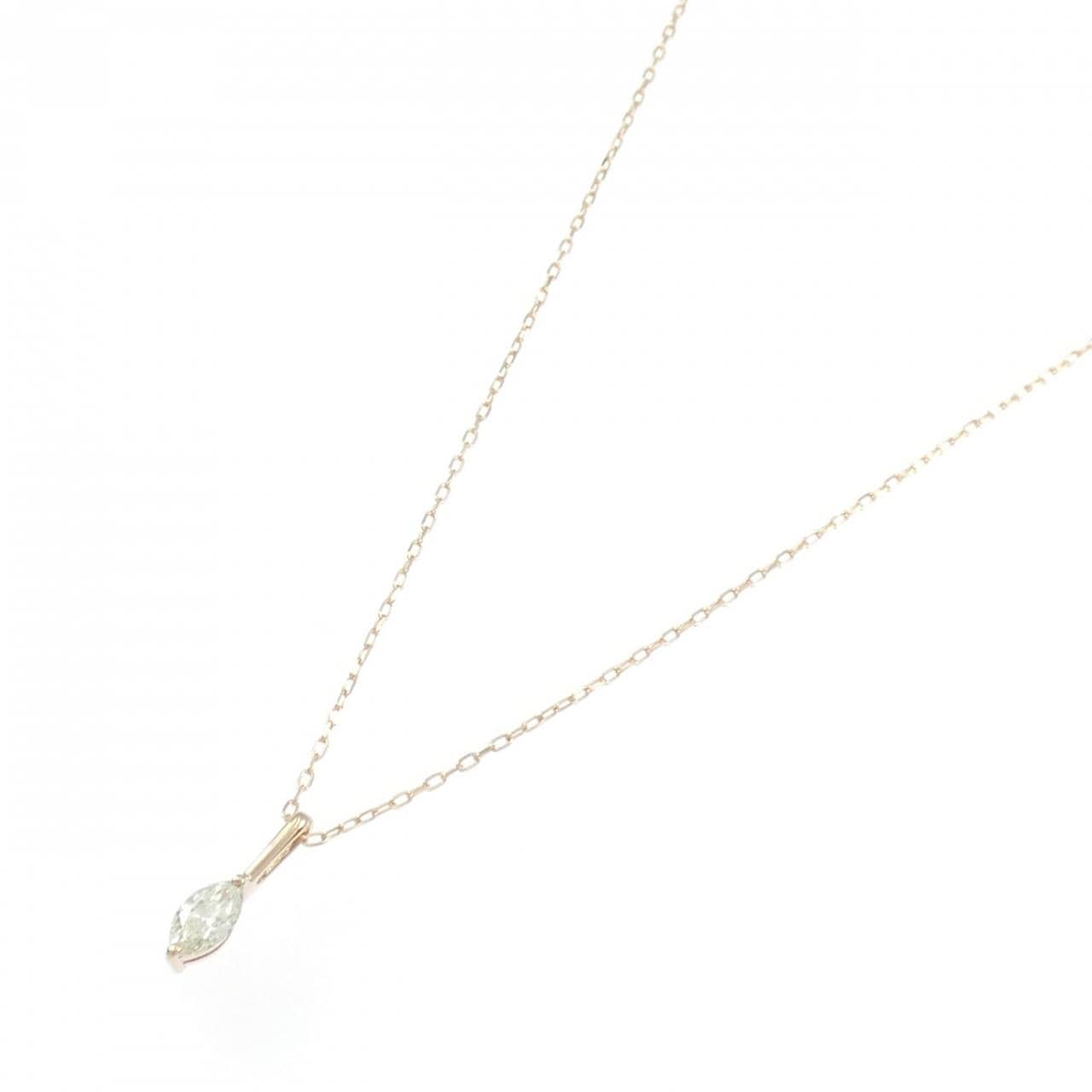K18PG ダイヤモンド ネックレス 0.33CT
