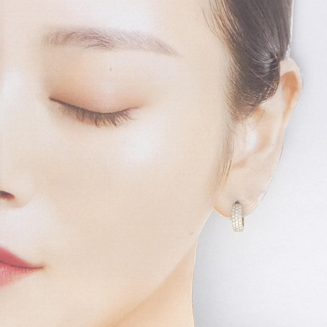 K18YG ダイヤモンド ピアス 0.66CT