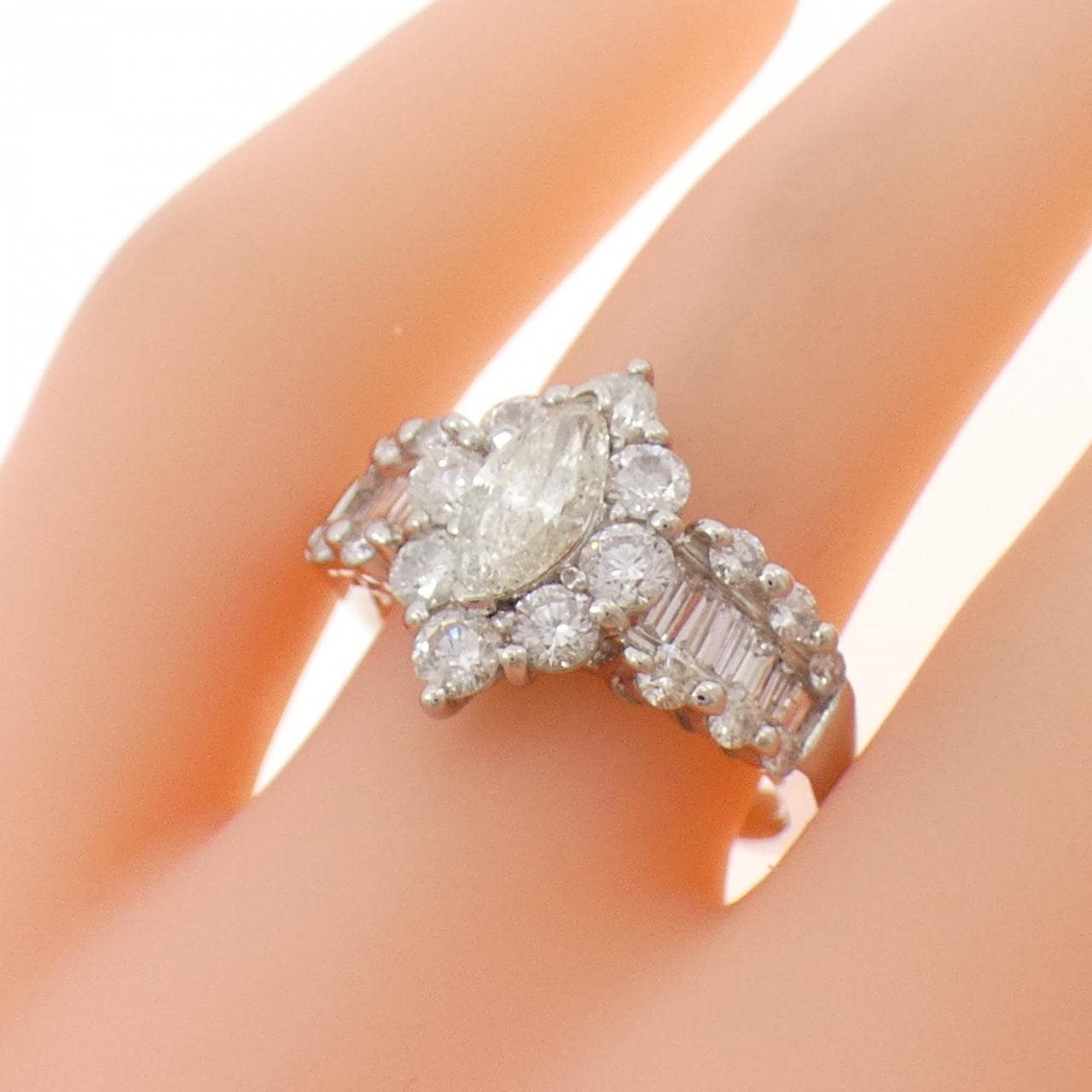 PT900 ダイヤモンド リング 0.525CT