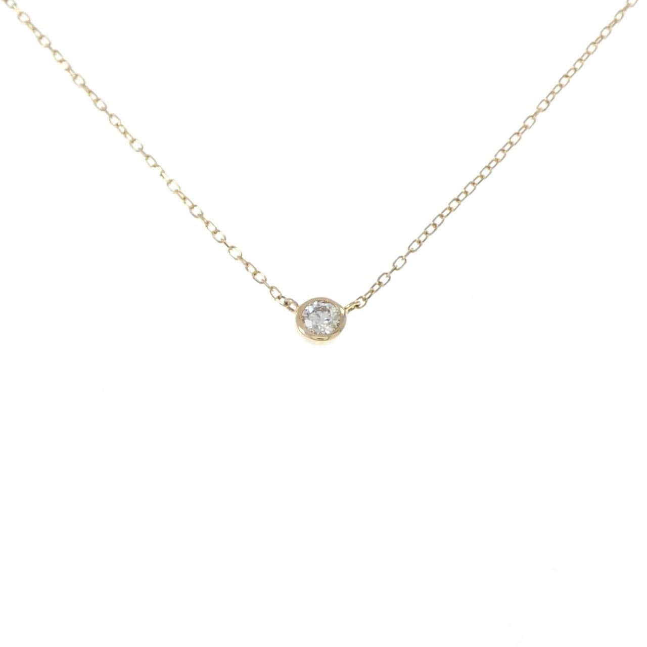 K18YG ダイヤモンド ネックレス 0.10CT
