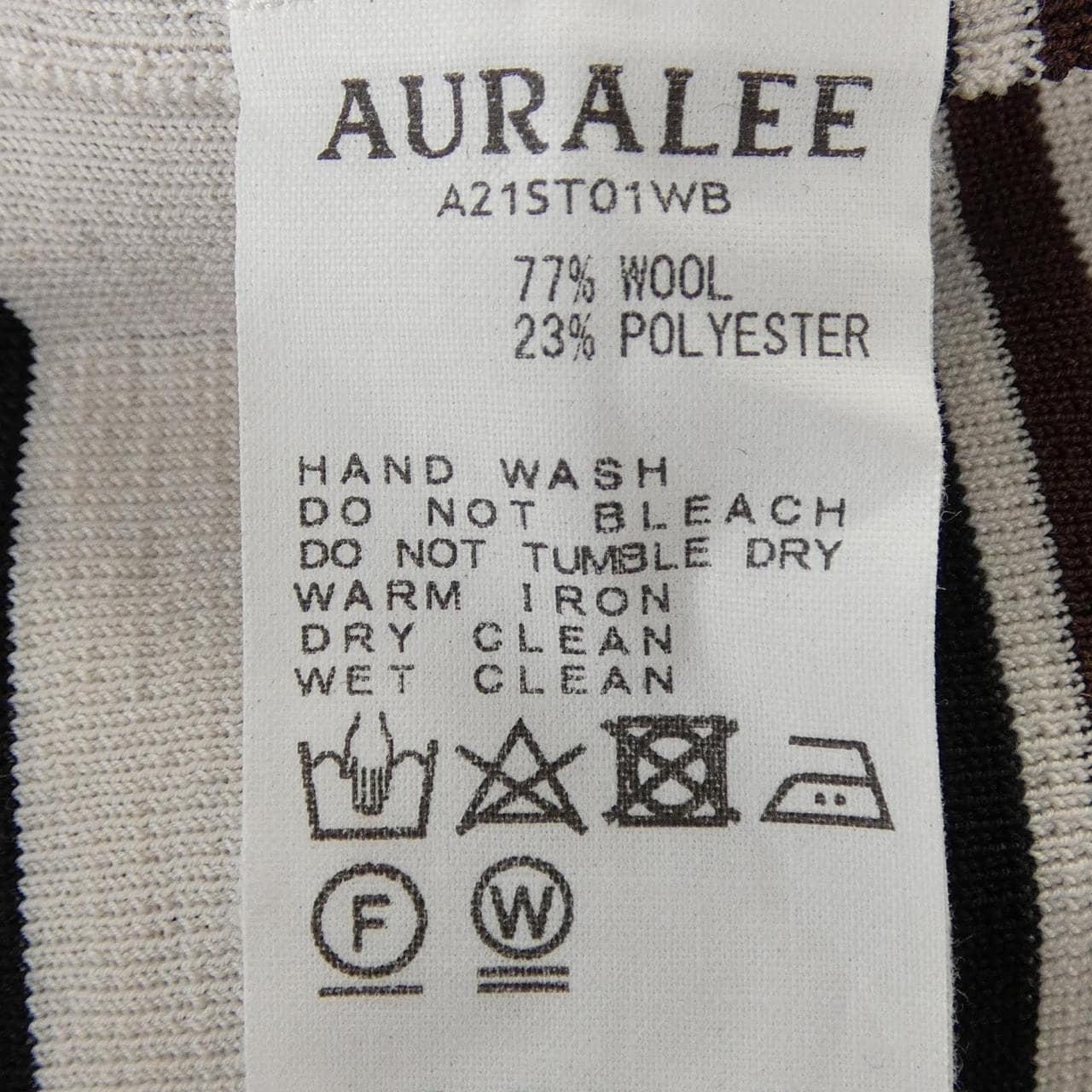 オーラリー AURALEE A21ST01WB Tシャツ